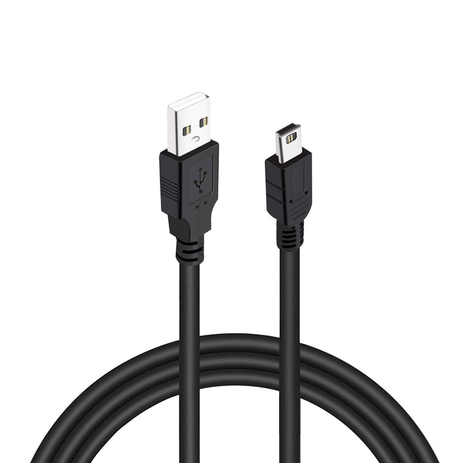 Suptig Charging Cable Mini Usb Charging Cable 2 Pack Compatible For Gopro Hero 4 Silver Hero 4 Black Hero 3+ Silver Hero 3+ Blac