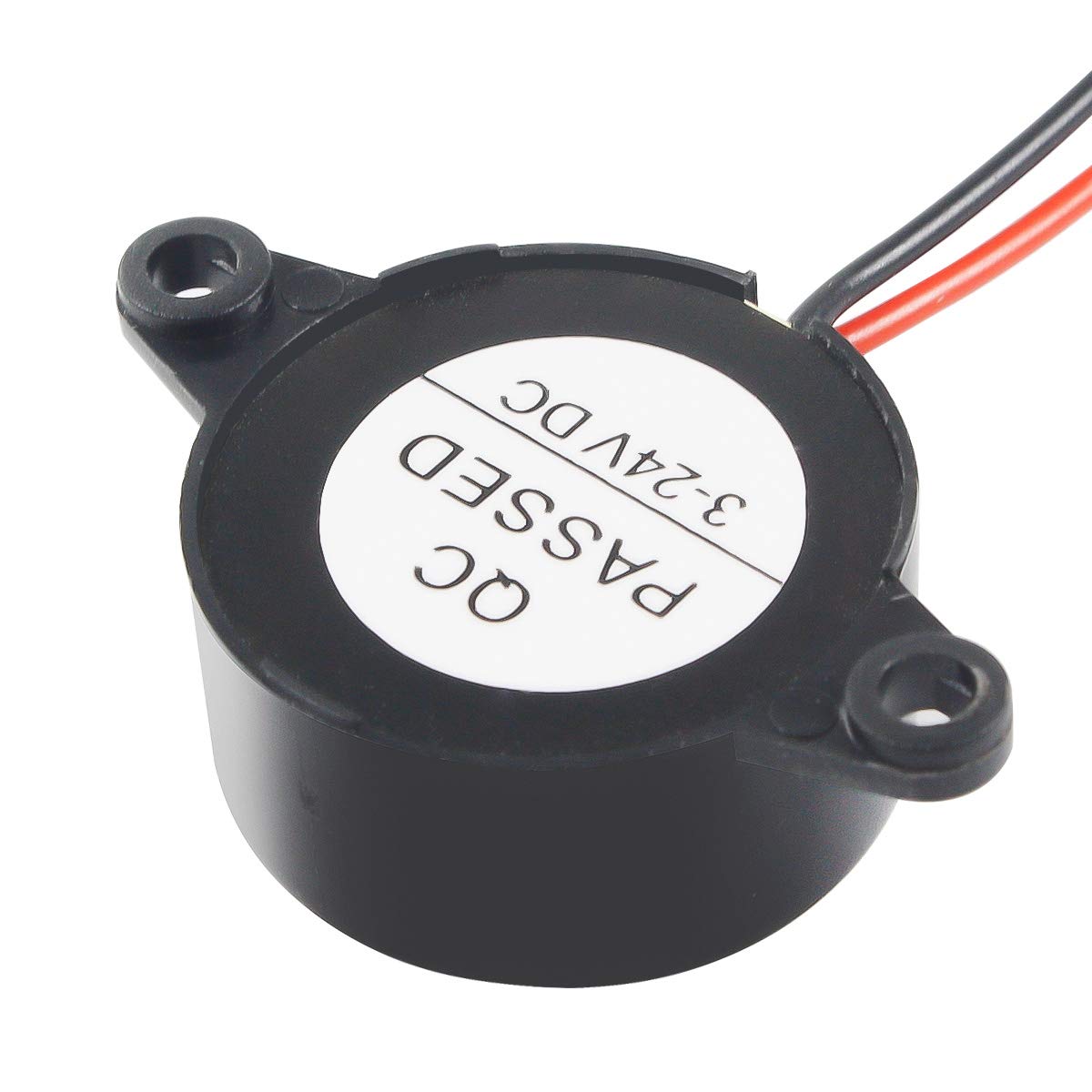 Dc 3 24V Active Piezo Buzzer 85 Db With Industrial Audio Inside 2 Wire Leads Electric Alarmer 10Pcs