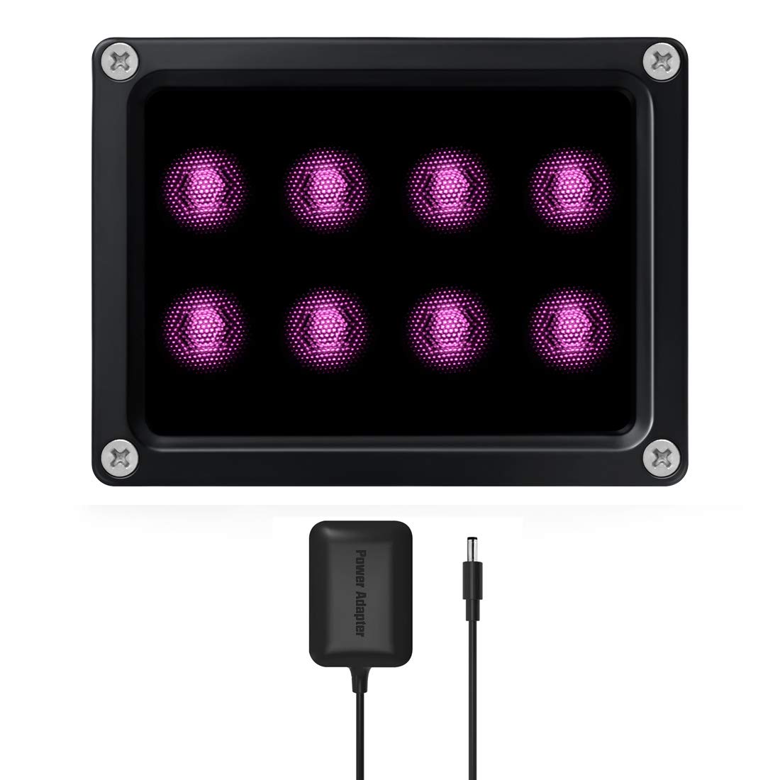 Tendelux 120Ft Ir Illuminator | Bi8 Compact And Powerful 90� Infrared Light For Cctv Security Camera (W/Power Adapter)