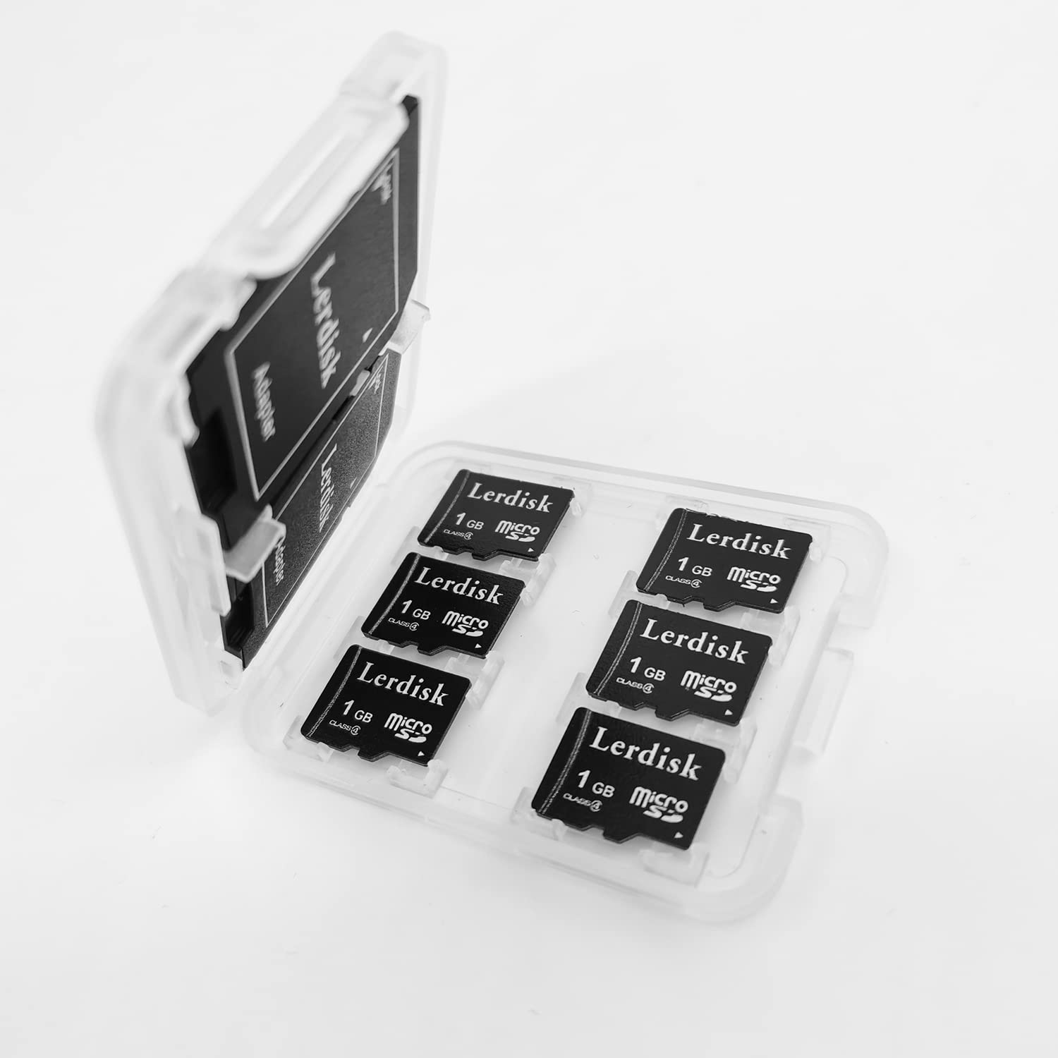 Factory Wholesale Micro Sd Card 1Gb Pack Of 6 In Bulk Microsd With Sd Adapter Produced By Authorized Licencee (1Gb)