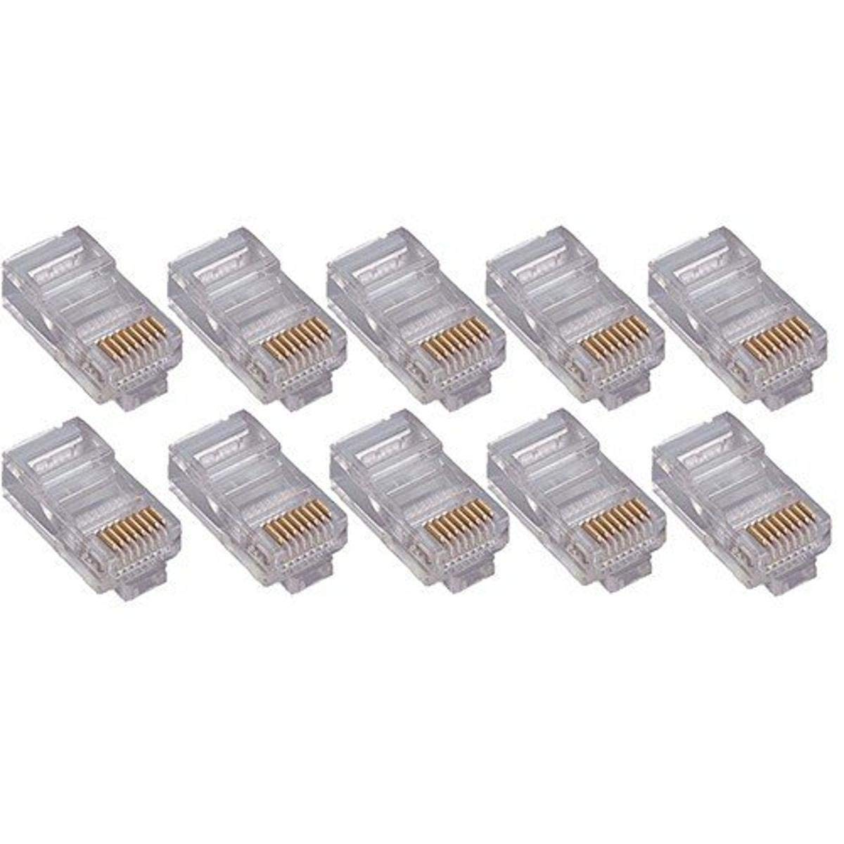 4Xem 4X50Pkc5E 50 Pack Cat5E Rj45 Modular Plug