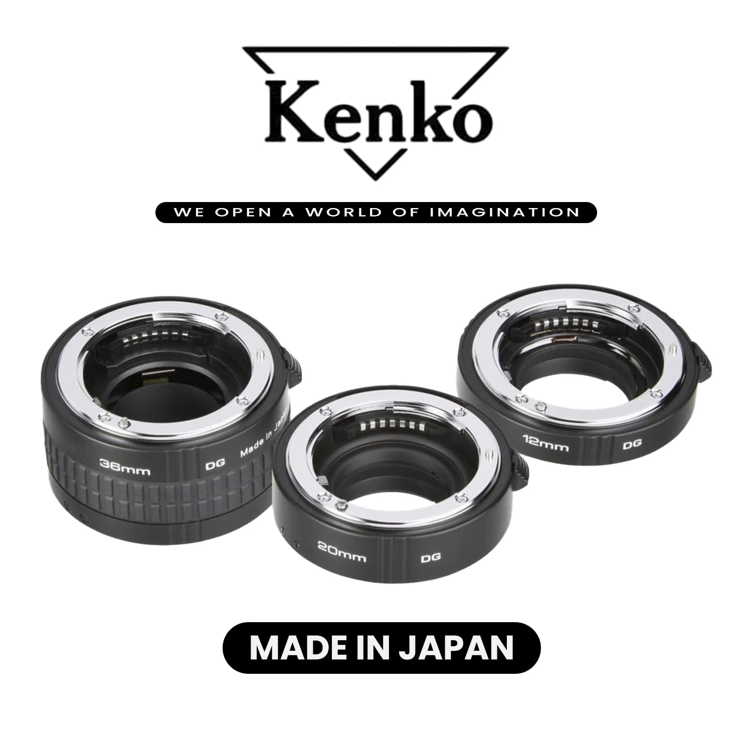 Kenko Auto Extension Tube Set Dg For Canon Eos Lenses A-Extubedg-C