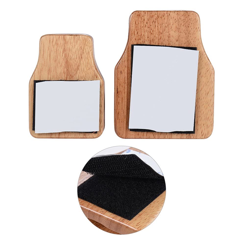 Ubersweet Imported 2pcs Cajon Box Drum Comp Accessory Castanets Large & Medium for Hand Percussion Instruments_185001