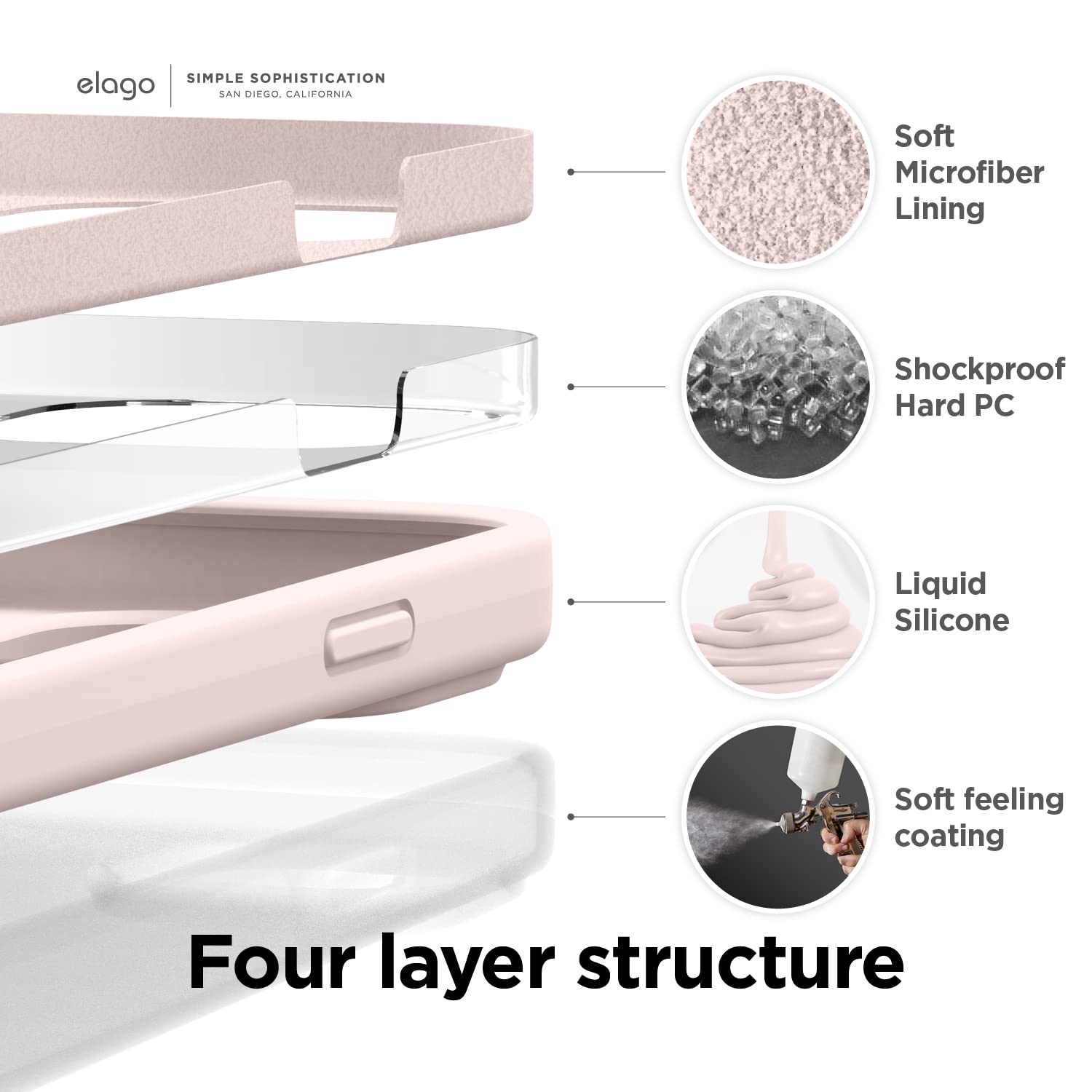 Elago Compatible With Iphone 14 Pro Max Case, Liquid Silicone Case, Full Body Protective Cover, Shockproof, Slim Phone Case, Ant