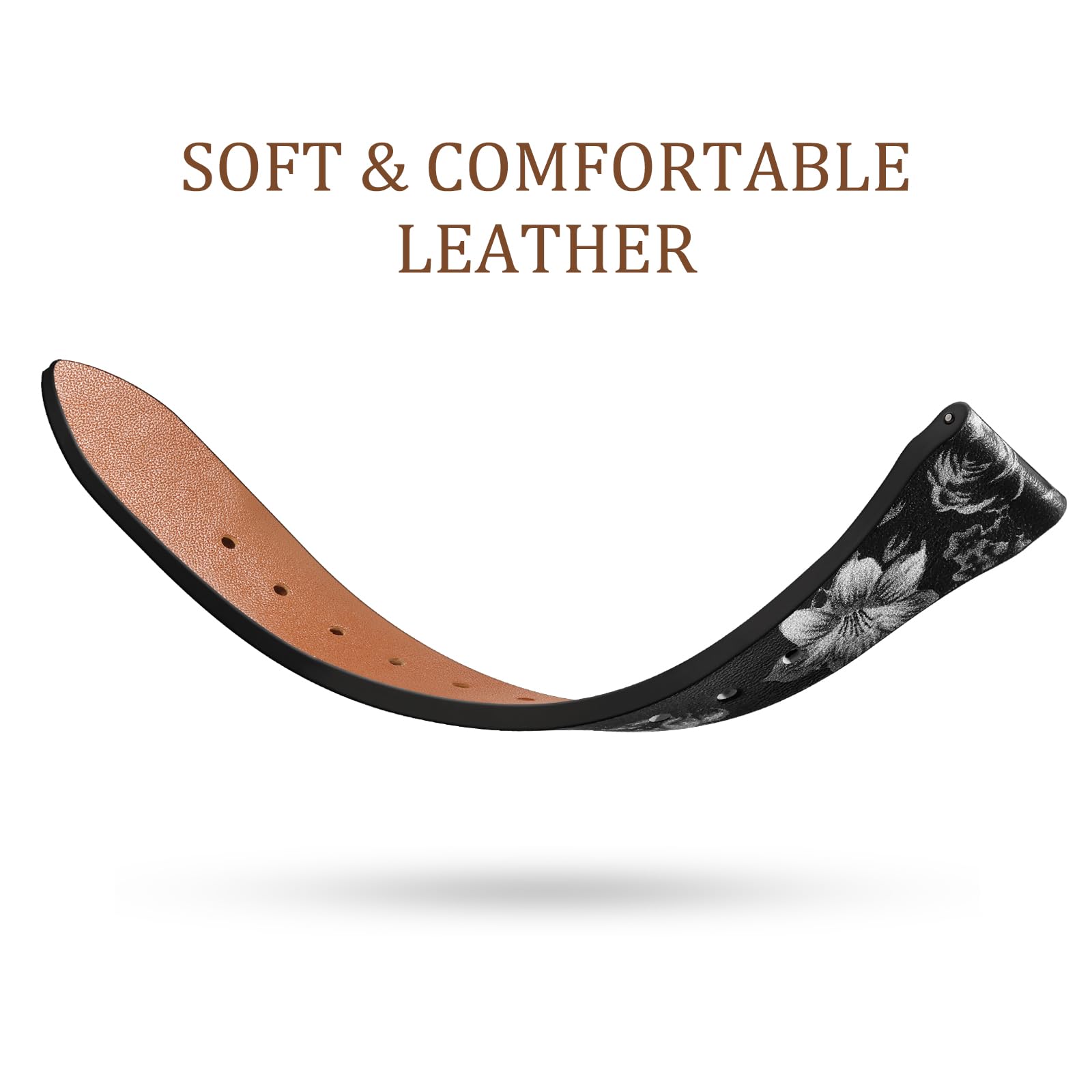 Geak Slim Leather Bands Compatible With Samsung Galaxy Watch 7 Band 40Mm 44Mm/Watch 6 5 4 40Mm 44Mm/Galaxy Watch Band 42Mm/Watch