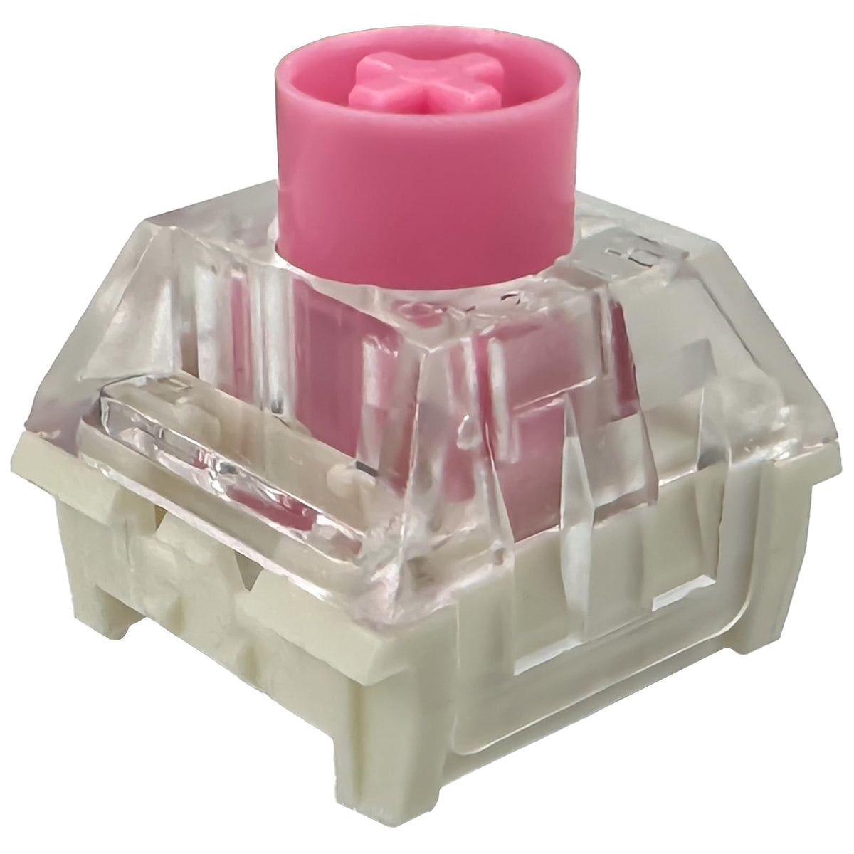 Silent Keyboard Switches,Kailh Box Silent Pink Switches For Mechanical Keyboard,3 Pin 35Gf Linear/Typing&Gaming/Waterproof Switc