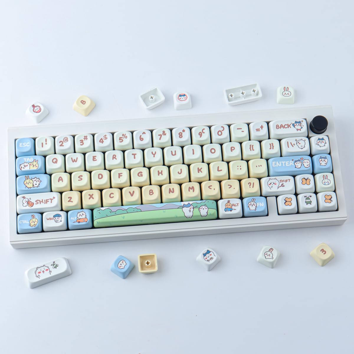 Tyrixki Pbt Keycaps 145 Keys Moa Profile Cute Keycaps Dye Sublimation Kawaii Anime Keycaps For Cherry Gateron Mx Switches Mechan