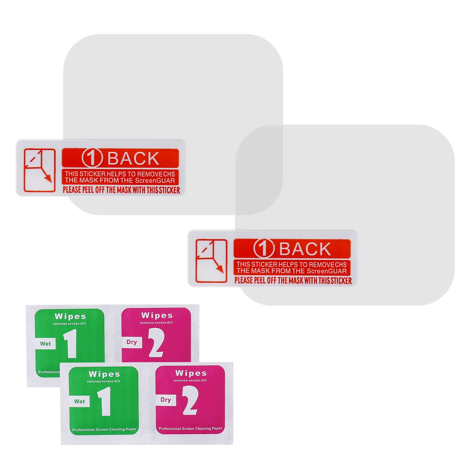 Loghog Screen Protector Set Of 2 For Wonlex Kt23 Kids Smart Watch Screen Protectors Accessories Cover Tempered Glass Film Protec