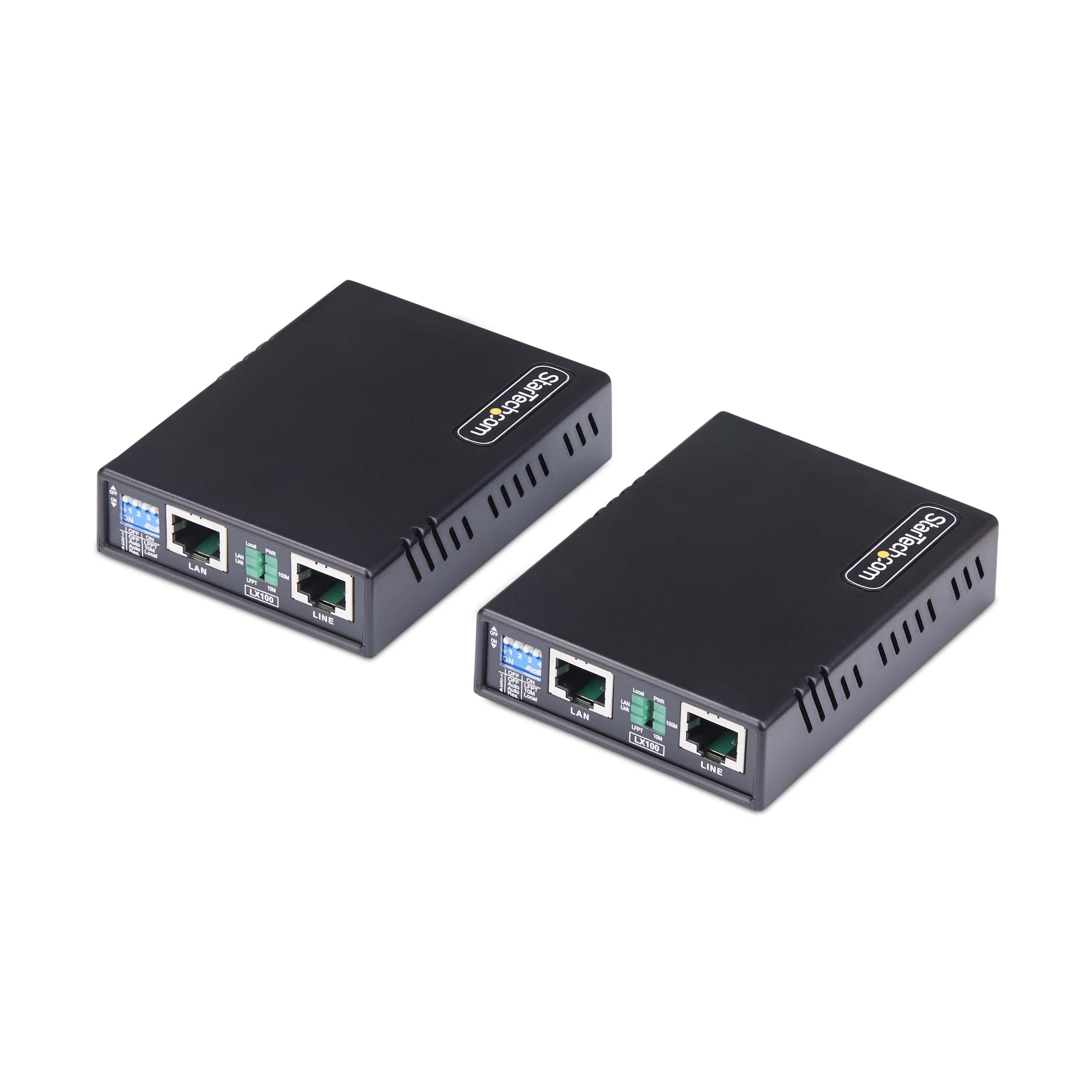 10/100 Ethernet Extender Kit, Up To 0.5Mi (800M), Long-Range Lan Over Single Pai