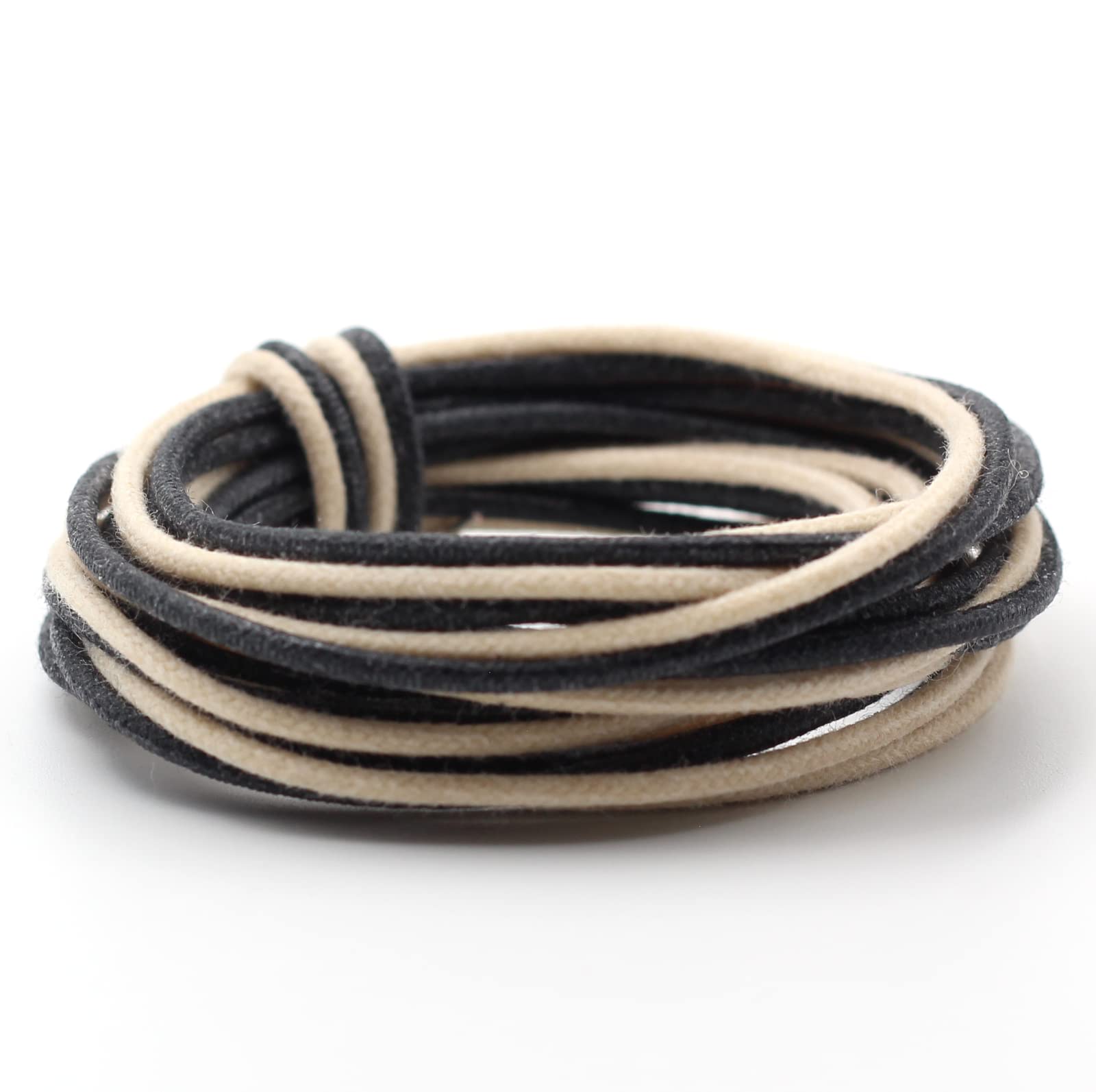 The Art Of Tone Guitar Wire, Hookup Wire, Gavitt Cloth Wire, 22Awg Stranded Copper Wire, 6 Feet Of Each Color Black/White Pushba