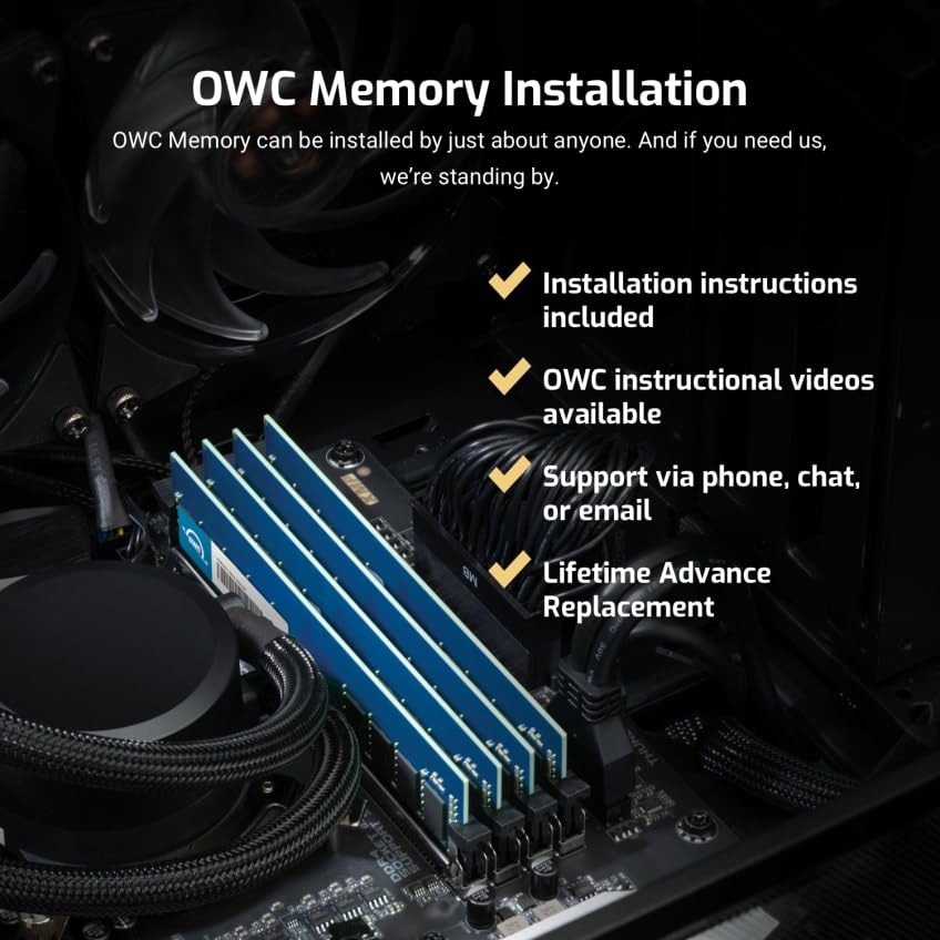 Owc 16Gb Ddr4 Ecc Registered Cl21 Pc4-23400 2933Mhz Sdram Memory Ram Upgrade Module Compatible With 2019 Mac Pro 7,1 (Owc2933D4M