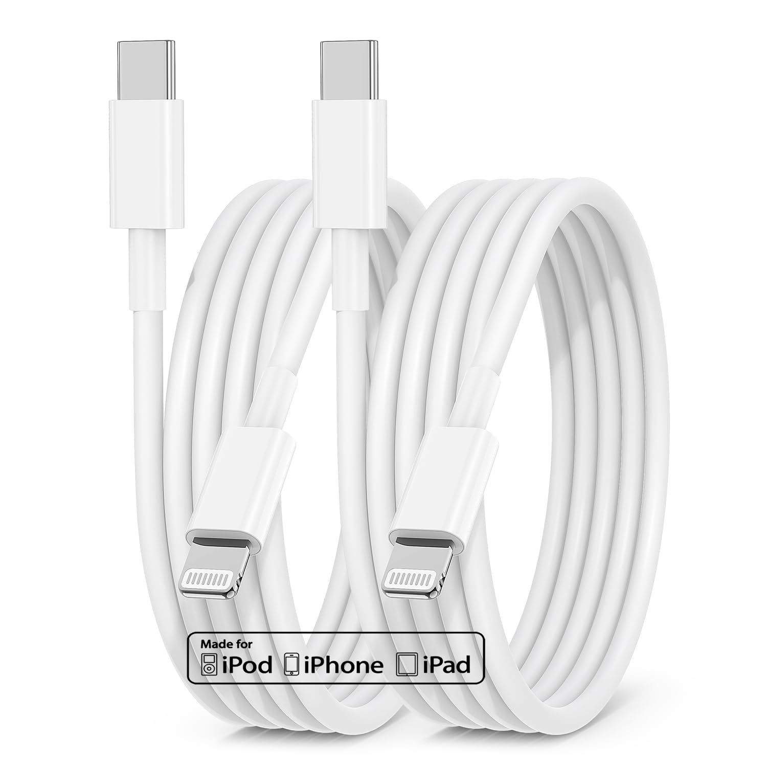Usb C To Lightning Cable 10Ft, For Apple Certified 2Pack Iphone Fast Charger Cable,Type C Port Support Long Apple Charging Cord