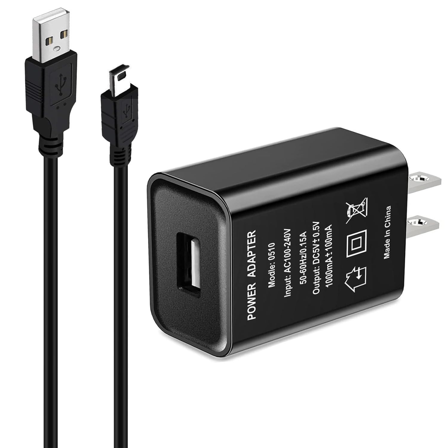 Replacement For Ti 84 Plus Ce Graphing Calculator Charger, Ac Adapter Charger For Ti 84 Plus Ce Color/C Silver Calculators, Ti N