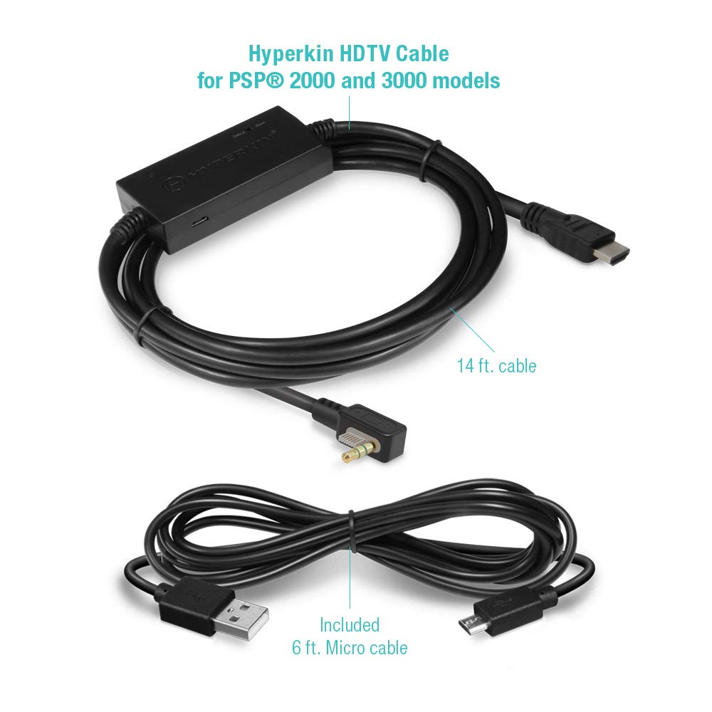 Hyperkin Hdtv Cable For Psp (2000 And 3000 Models)