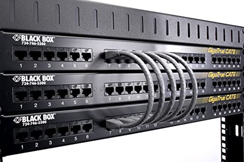 Black Box Corporation 6In Black Cat6 550Mhz Patch Cable Utp Cm Snagless
