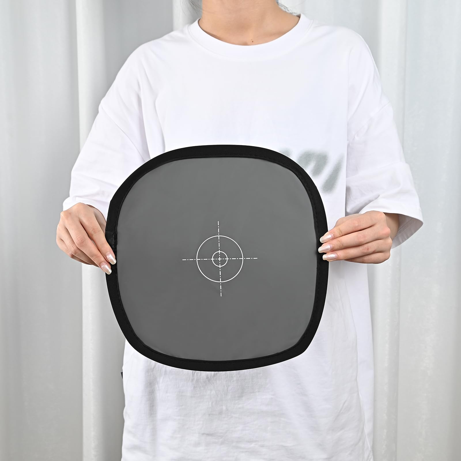 Lightdow 12 X 12 Inch (30 X 30 Cm) White Balance 18% Gray Reference Reflector Grey Card With Carry Bag [Folded Version]