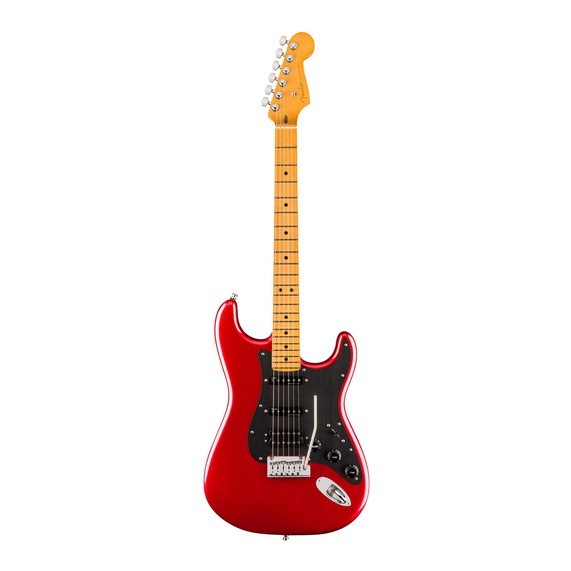 Fender American Ultra II Stratocaster HSS Electric Guitar - Sinister Red, Maple Fingerboard