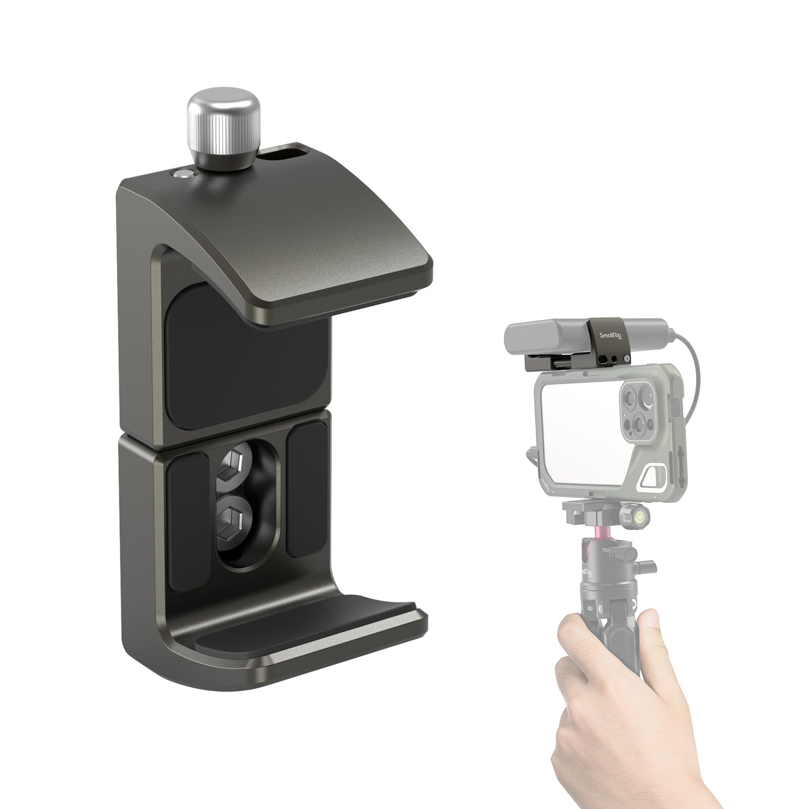 Smallrig Power Bank Holder, Power Bank Clamp Mount For Camera, Compatible With Width Range 2.1'' 3.3'' And Thickness Range 0.6''