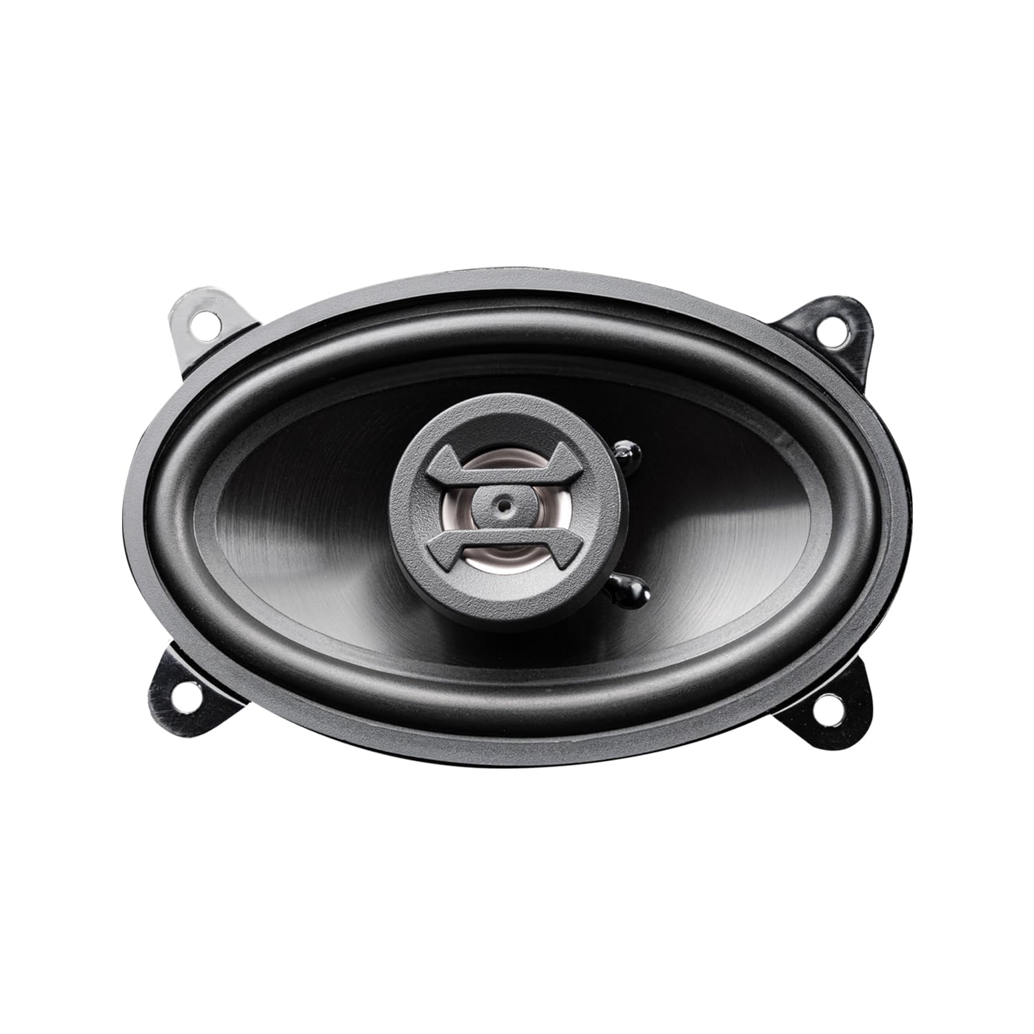 Hifonics Zs46Cx Zeus Coaxial Car Speakers (Black, Pair)   4X6 Inch Coaxial Speakers, 200 Watt, 2 Way Car Audio, Passive Crossove