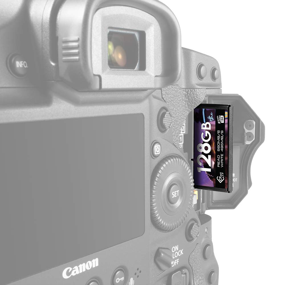 Delkin Dcfstv128 128Gb Premium Cfast 2.0 Vpg 130 Memory Card,Silver