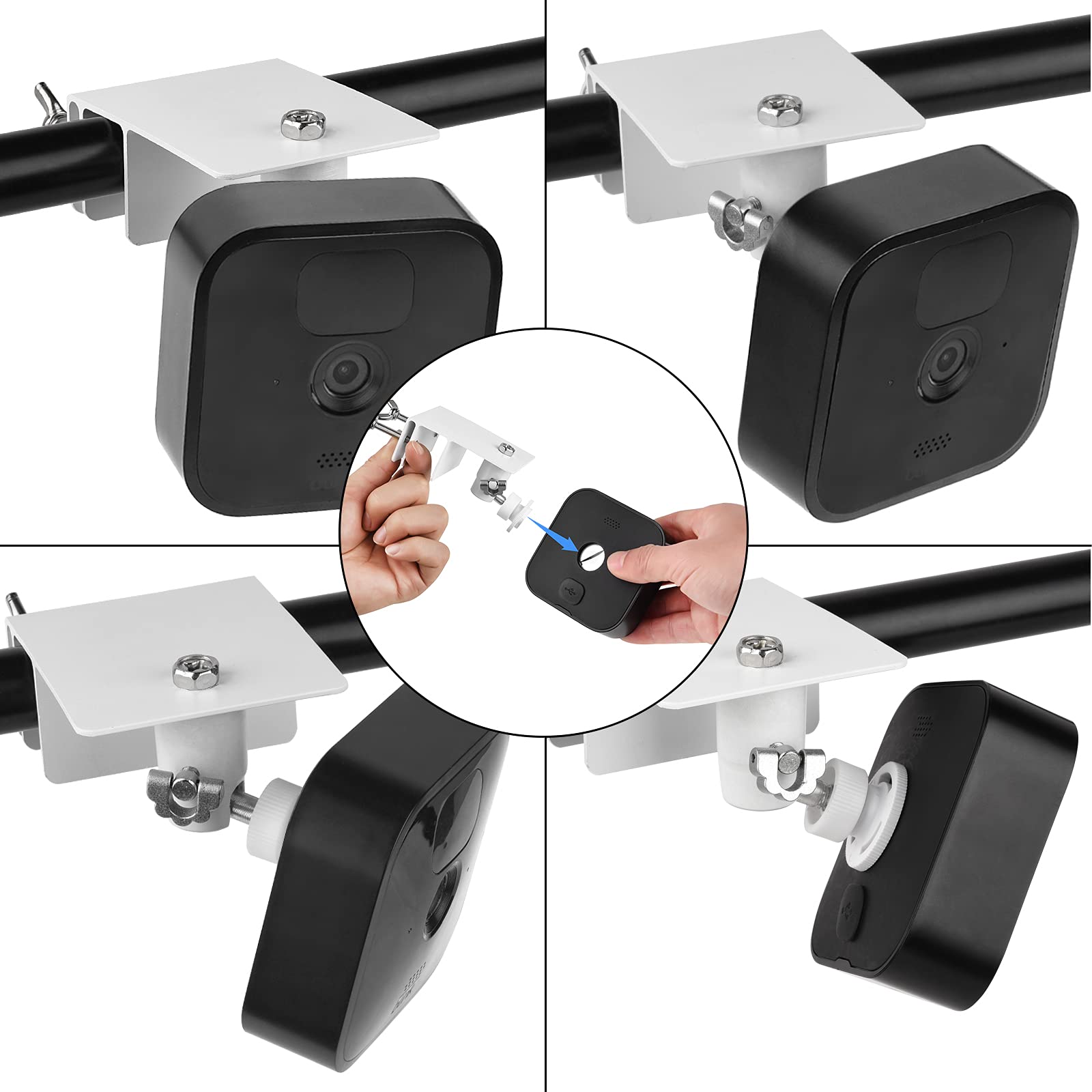 Gutter Mount For Blink Outdoor 4 (4Th Gen)/(3Rd Gen) & Blink Xt / Xt2 Camera, Adjustable Weatherproof Aluminum Alloy Mount Brack