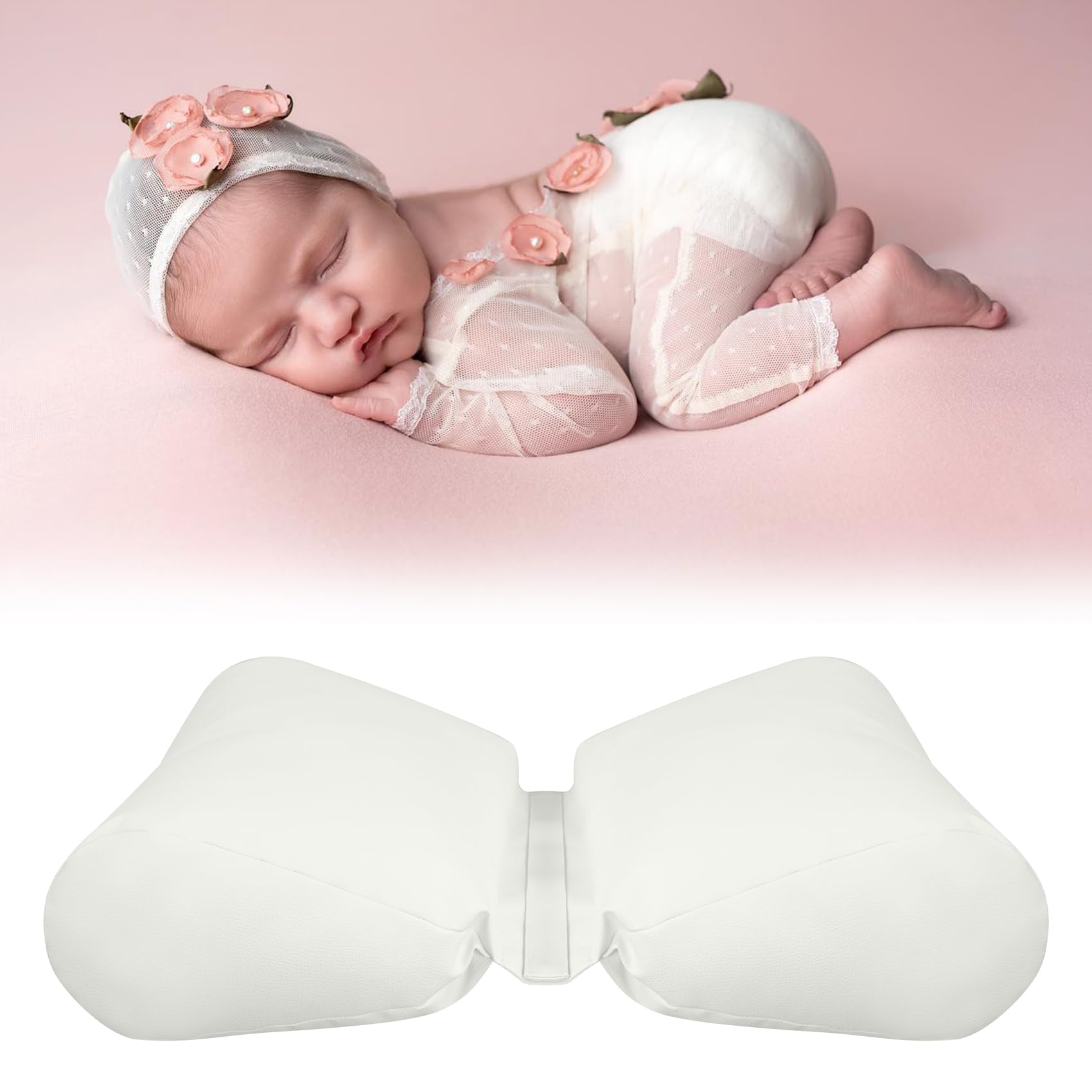 2Pc Newborn Photography Butterfly Posing Pillow Basket Filler & Positioner For Babies Diy Newborn Professional Photography Prop