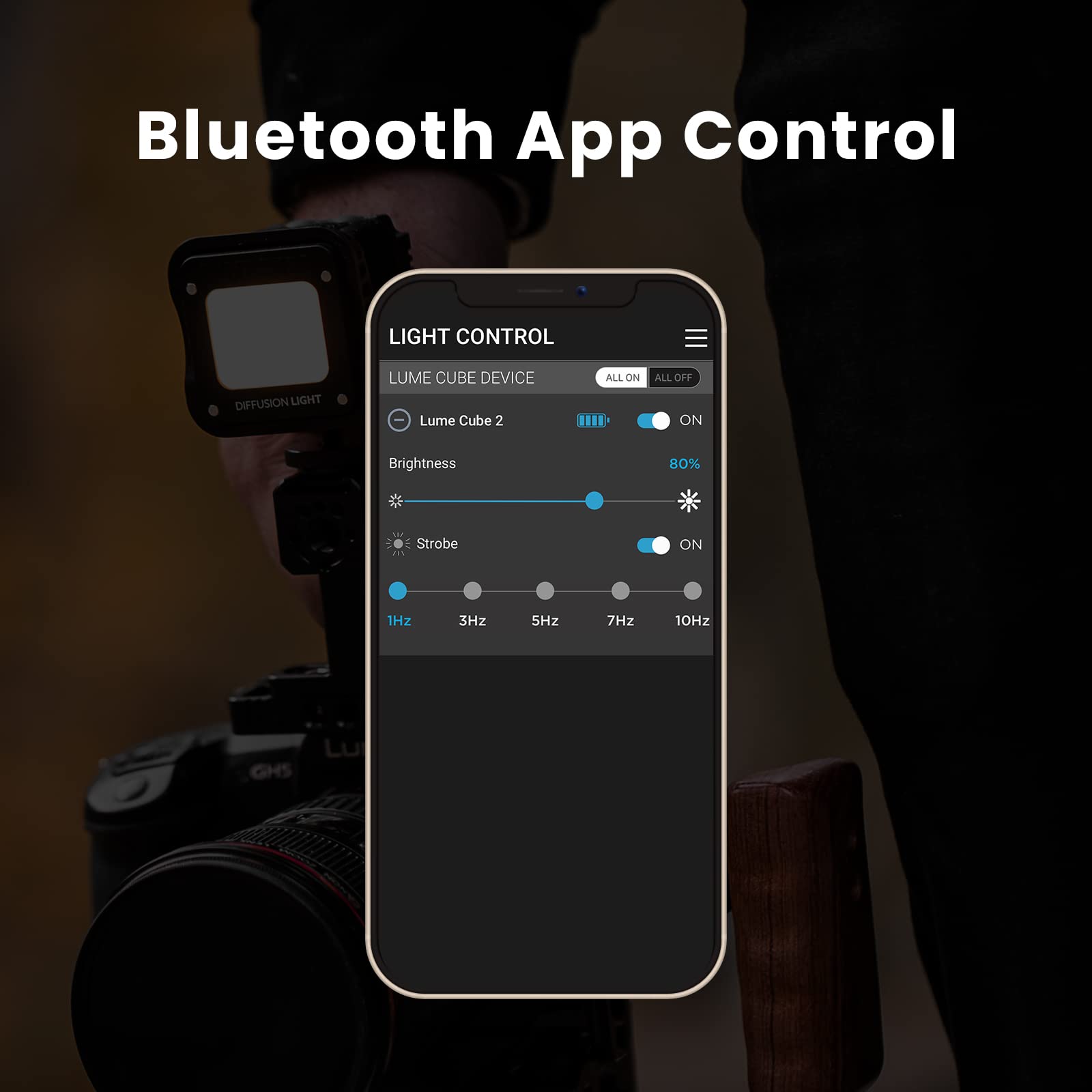 Lume Cube 2.0 Portable App Controlled Waterproof Led Cube Light With Dslr Shoe Mount | Waterproof, Adjustable Brightness, Indoor