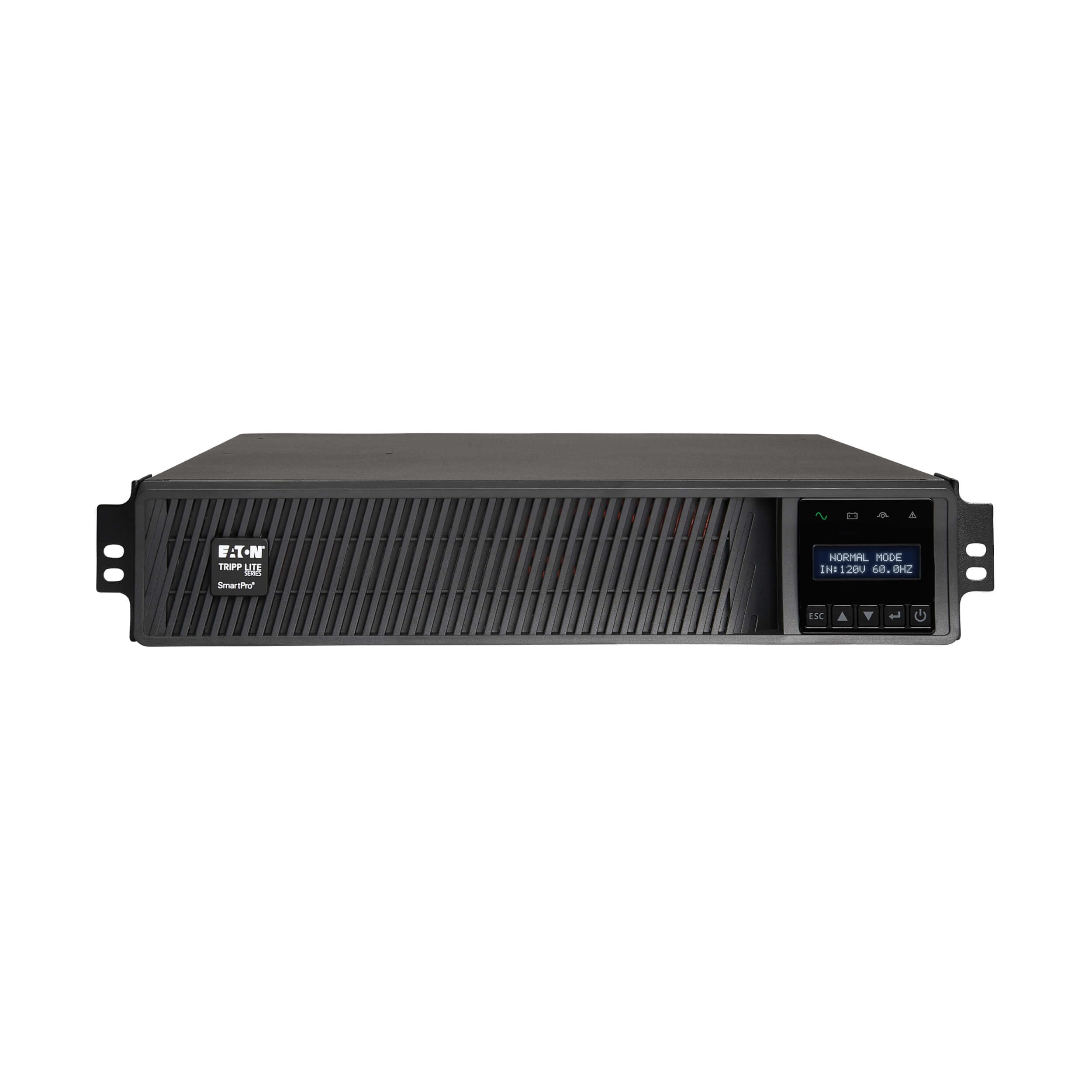Tripp Lite Eaton Series 2200Va Smart Ups Back Up, Sine Wave, 120V, 1950W, 7 Outlets, 2U Rackmount Or Tower, Network Card Install