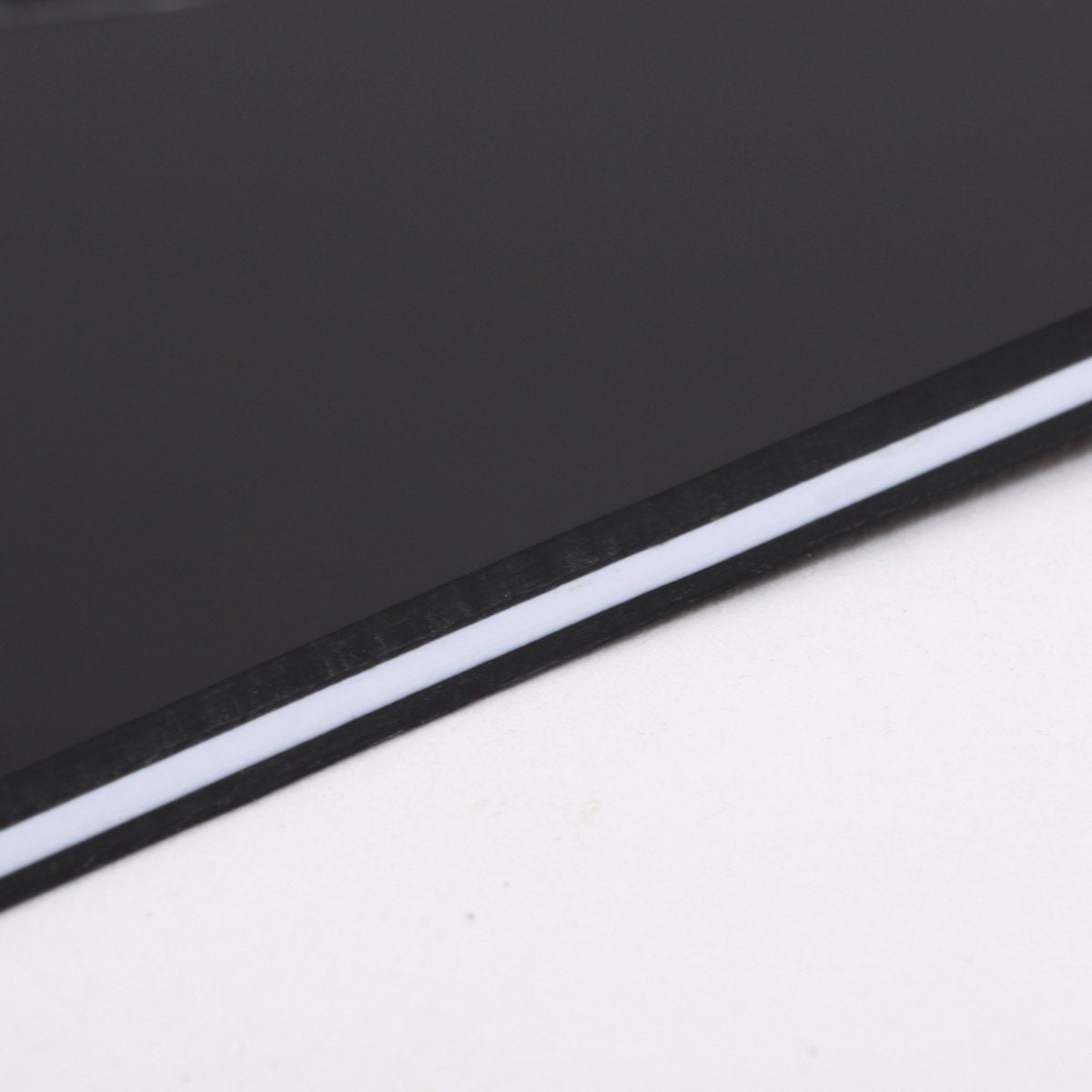 Musiclily Guitar Strat Back Plate For Fender Usa/Mexican Standard Stratocaster Modern Style, 3Ply Black