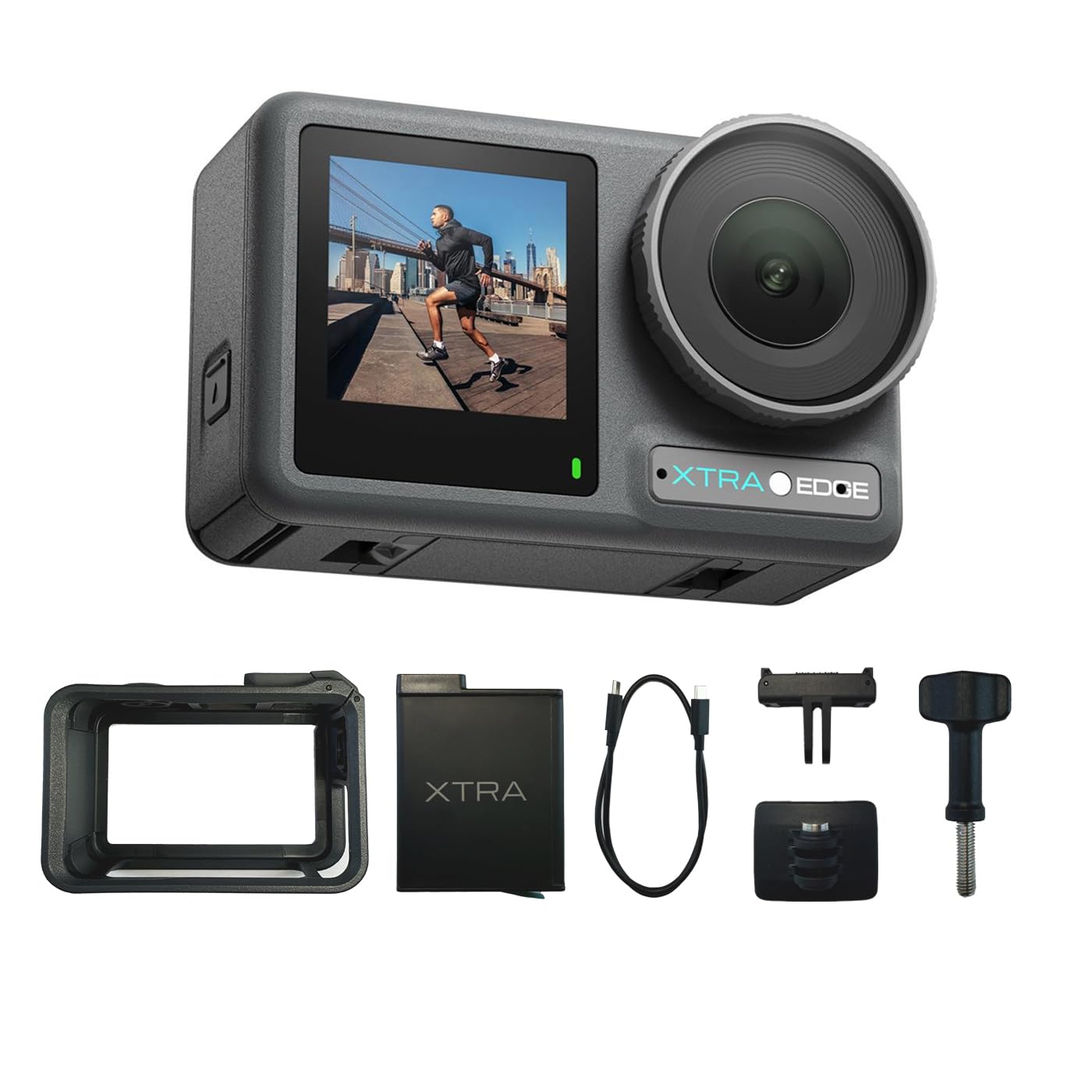XTRA Camera CP.OS.00000559.01 Xtra Edge 4K Action Camera Retail