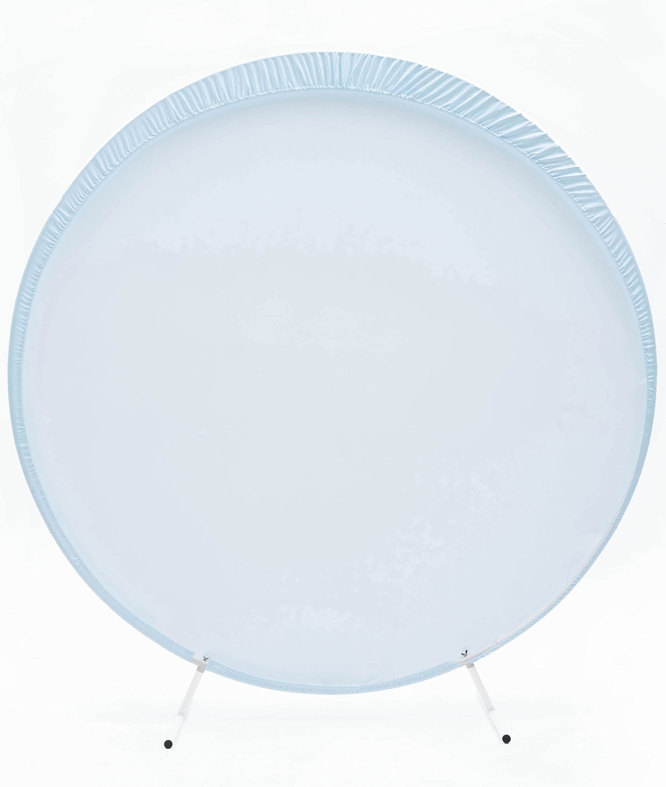 Harfirbe 6.5Ft Round Backdrop Cover Baby Blue Baby Shower Background Birthday Party Decoration Children Theme Background
