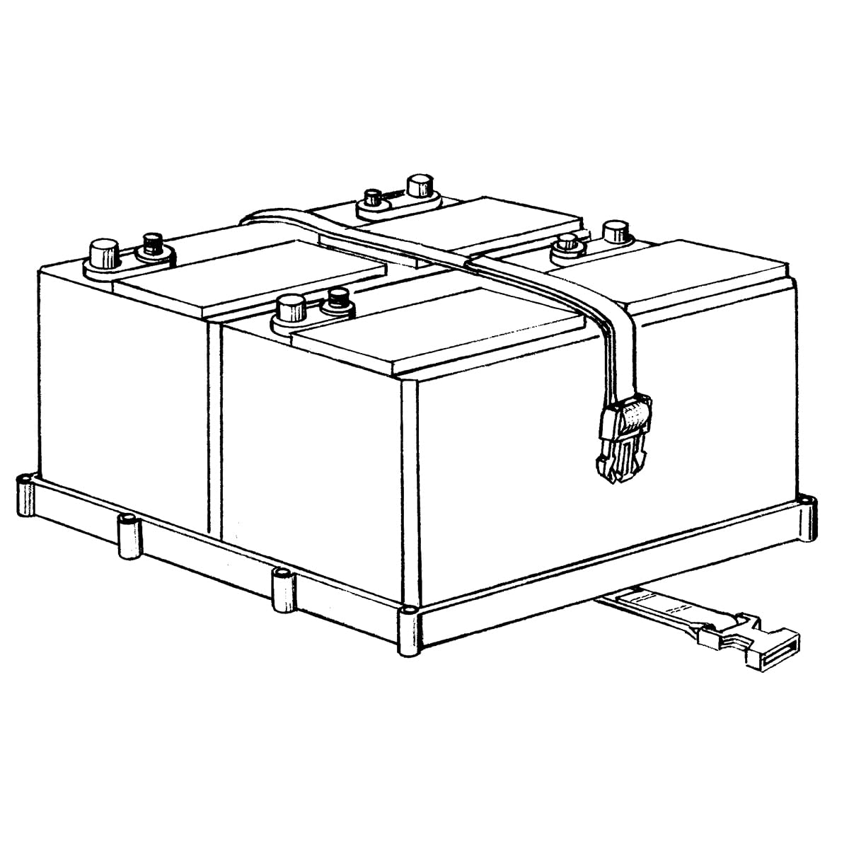 T-H Marine Supplies Dual Holder Tray Boating Battery Chargers