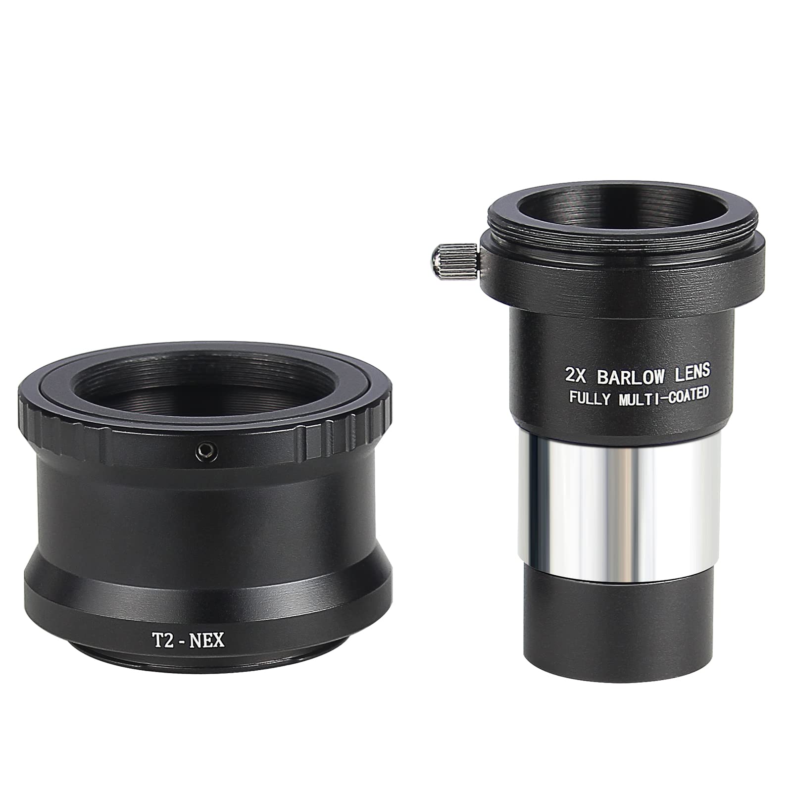 Celticbird 1.25 Inch Camera T Adapter With 2X Barlow Lens And Slr Camera Adapter Kit Compatible With Sony Nex Compact Camera