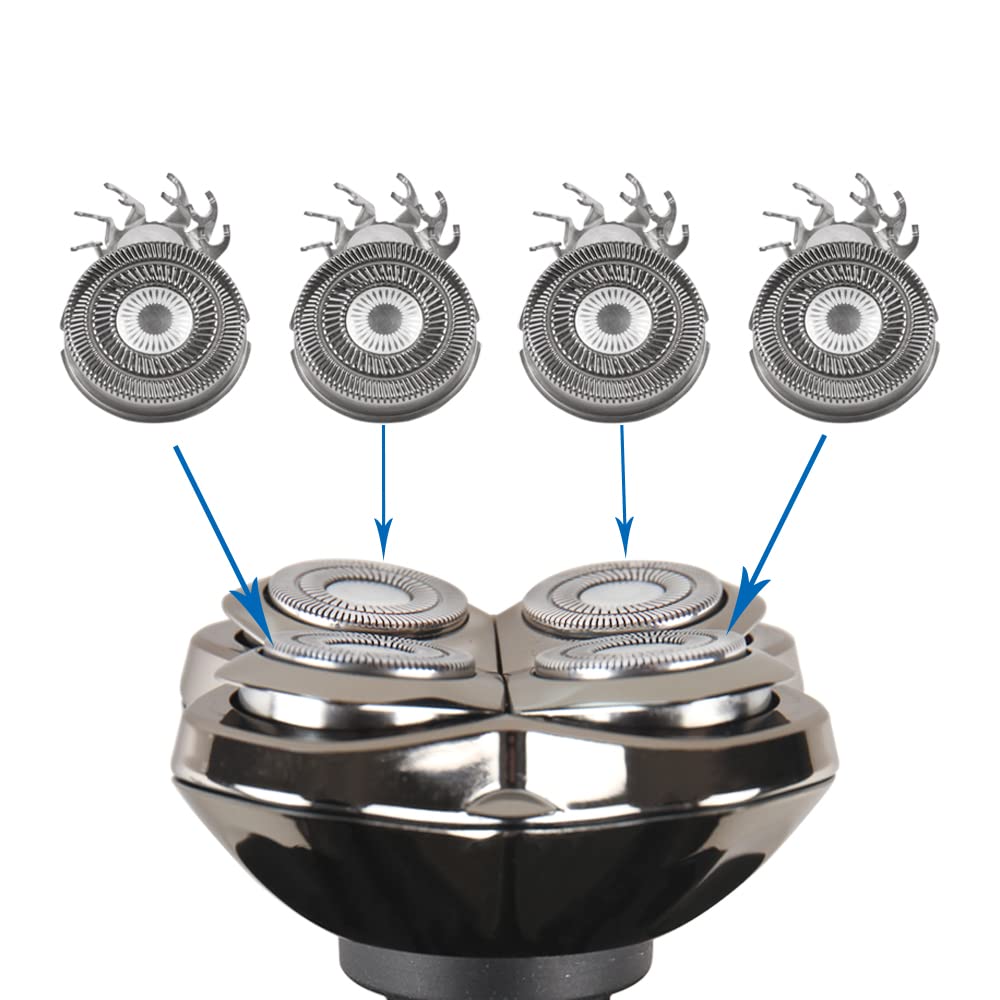 Shaver Replacement Blades,Electric Razor Replacement Head,4 Pack