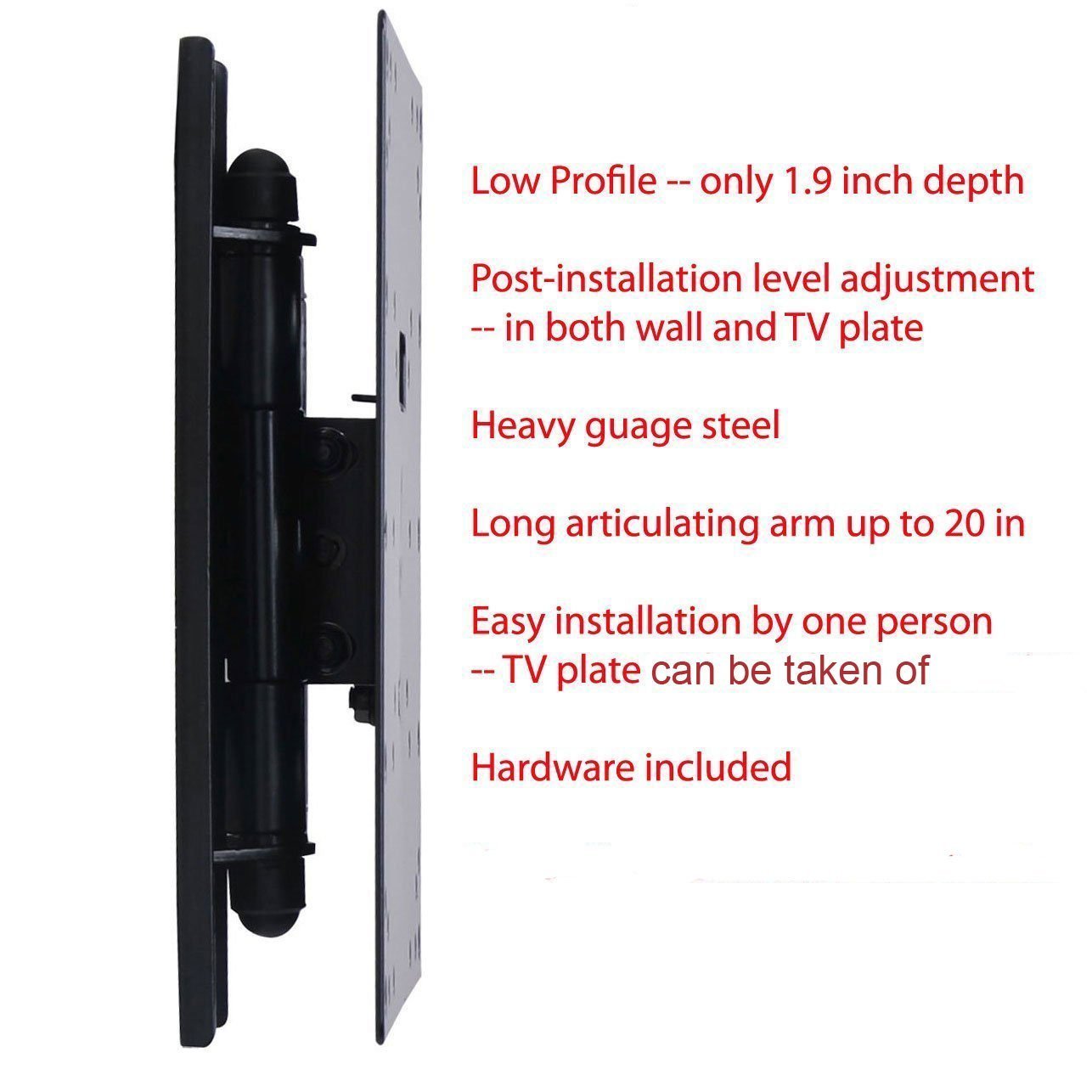 Videosecu Articulating Tv Wall Mount Bracket Fit Sansui 26 32 Hdlcd2650 Sled3228 Hdlcd3250 Hdlcdvd328 Sled3280 Lcd Led Flat Pane