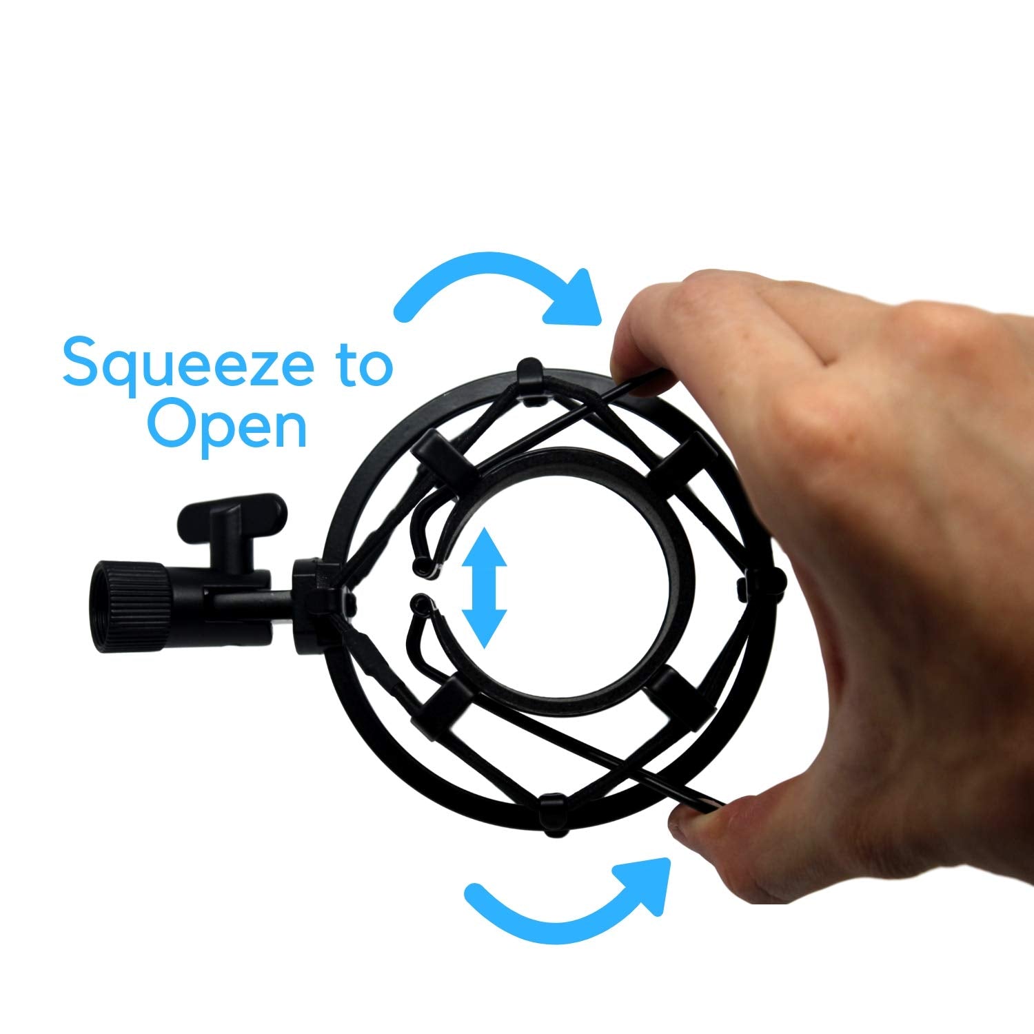 At2020 Foam Windscreen With Shock Mount By Vocalbeat   Mount Made From Quality Materials To Eliminate Vibrations   Acoustic Foam