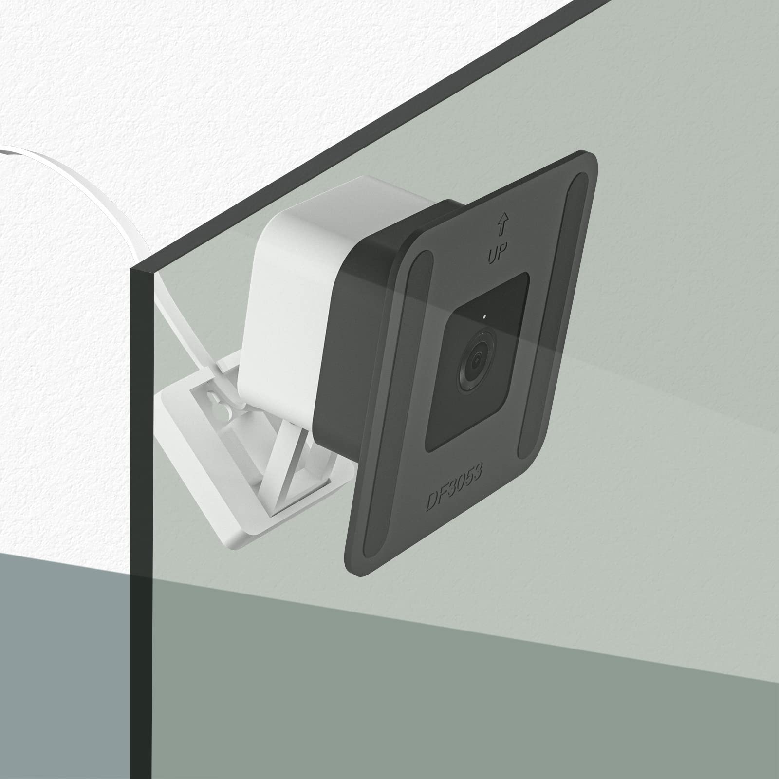 Holaca Window Mount For Wyze Cam V3/V3Pro V4, Adhesive Mount For Wyze Cam V3/V3 Pro/V4 (Black 2Pack)