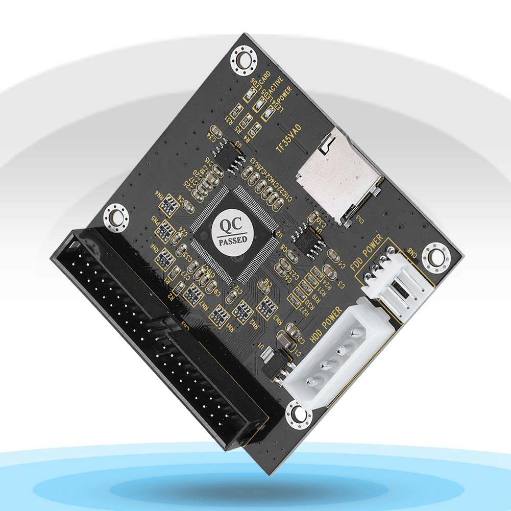 Ashata Sd Card To 2.5 Inch Ide Adapter,Tf Memory Card To Ide 40Pin Male Adapter For Dos/Linux/Windows 98Se, Me, 2000, Xp And For