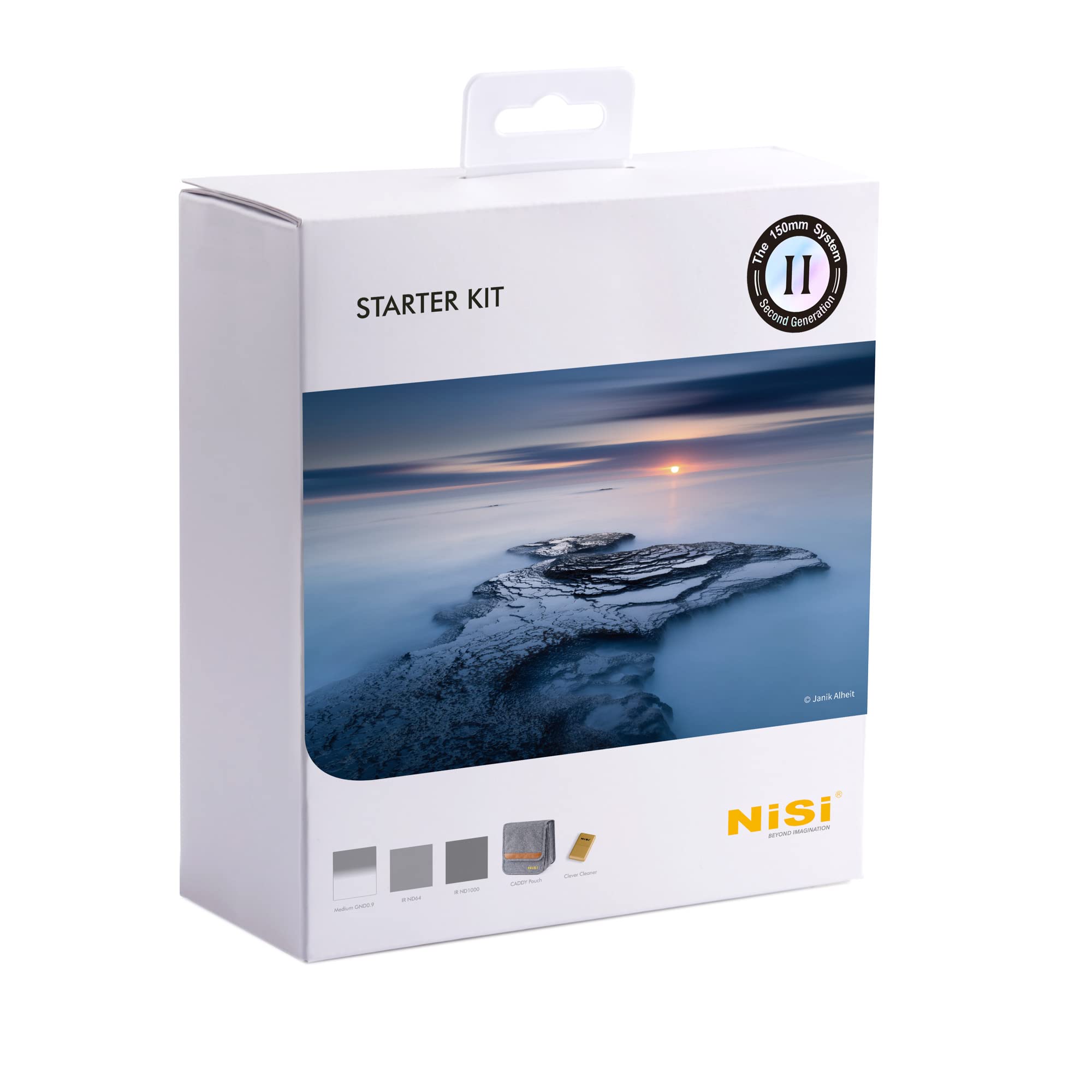 NiSi 150mm Starter Filter Kit Generation II | 3 Filters for 150mm Lens Filter Systems | Long-Exposure and Landscape Photography