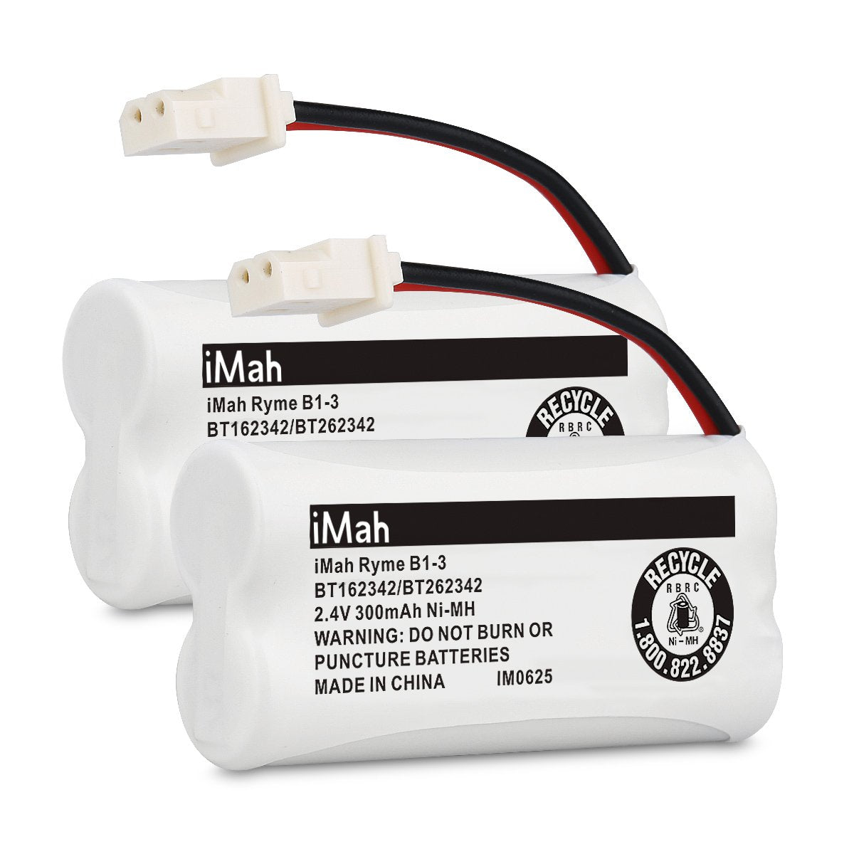 Imah Bt162342 Bt262342 Bt183342 Bt283342 Cordless Phone Batteries Compatible With Vtech Cs6114 Cs6419 Cs6719 At&T El5210 El52300