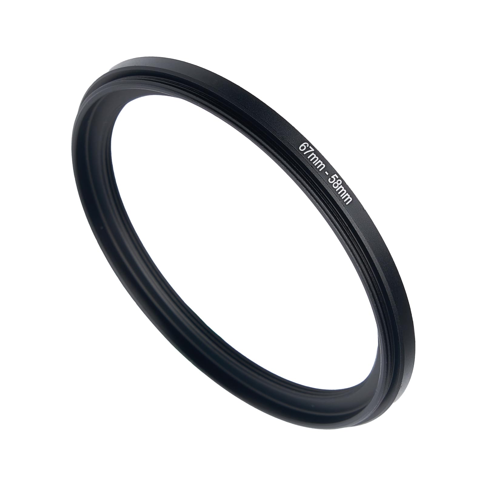 Gznly 67Mm To 58Mm Step Up Adapter Rings For Camera Lens Filter Adapter Black Metal Step Down Filter Ring Step Up Lens Adapter R