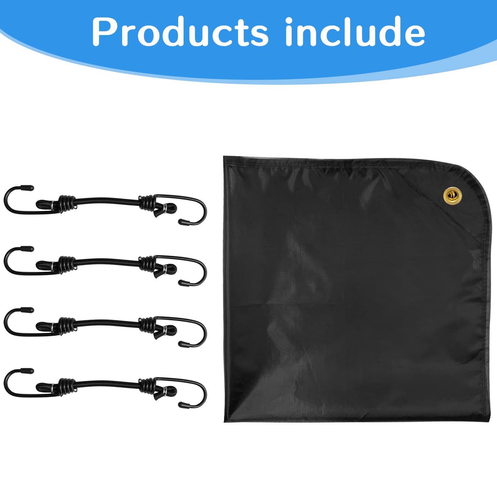 Pusonor Air Conditioner Covers For Outside Units, Central Ac Cover For Outdoor Unit Heavy Duty Water Resistant Top Cover 36 X 36