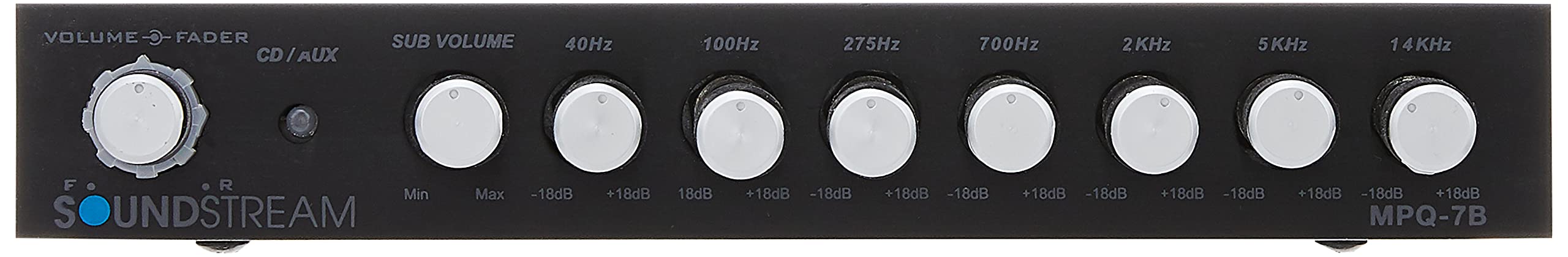 Soundstream Mpq 7B 7 Band 1/2 Din Equalizer