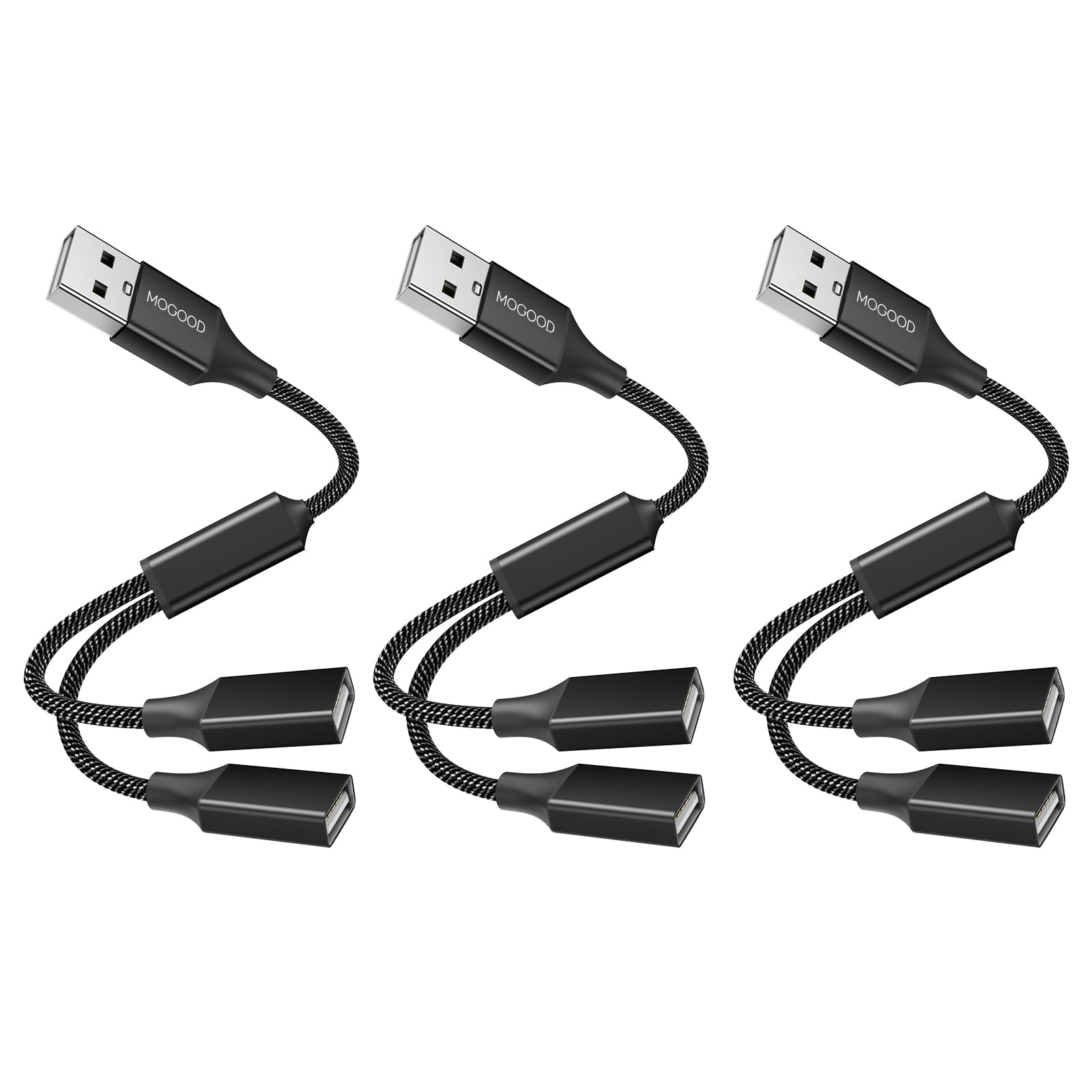 Mogood Usb 2.0 Adapter, Dual Usb Port Extender Hub For Laptop/Mac/Tesla Model 3 Charging/Data Transfer