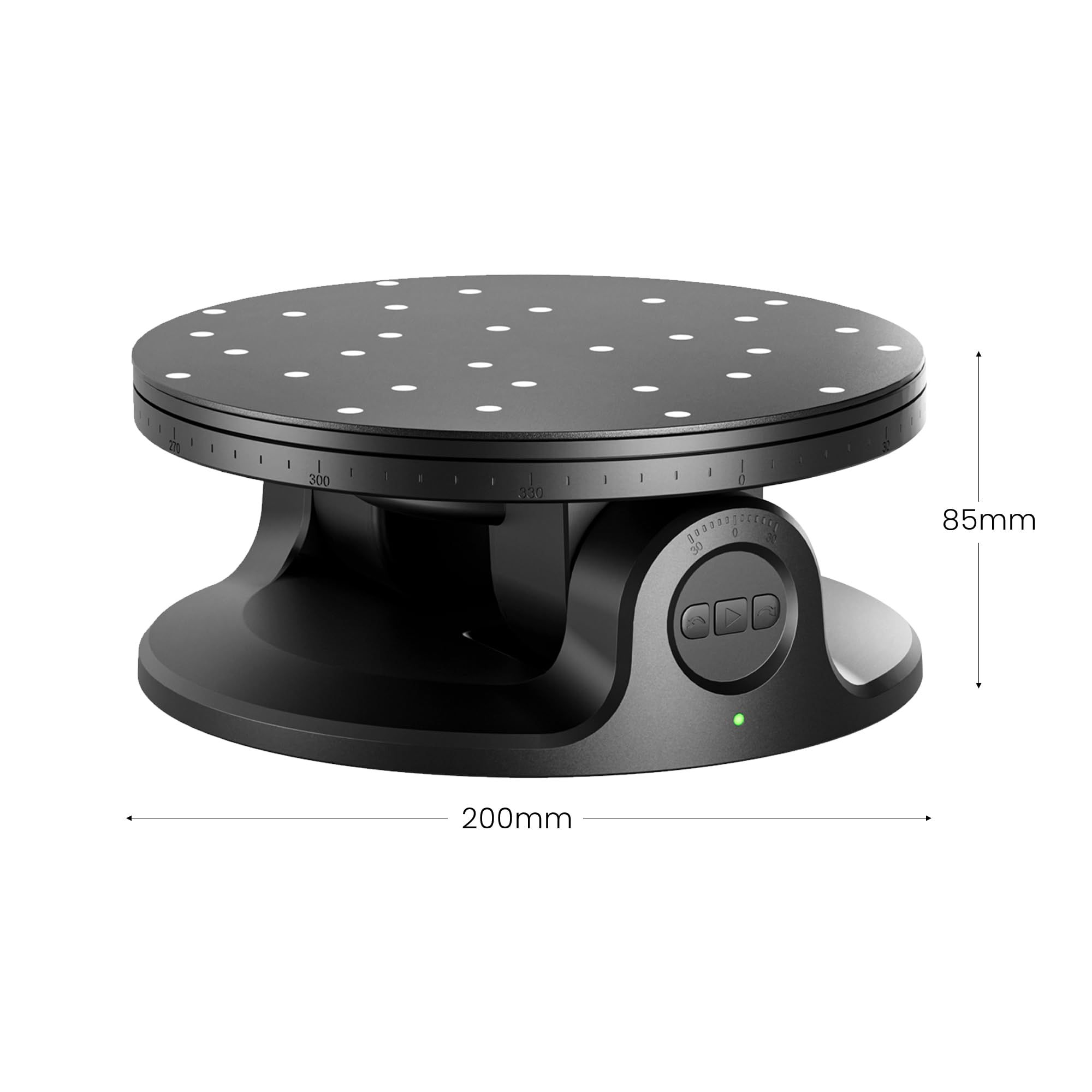 Revopoint Dual Axis Turntable For Accurate 3D Scanning, Easy Capturing Detail-Rich 3D Data Of Small-Medium Objects