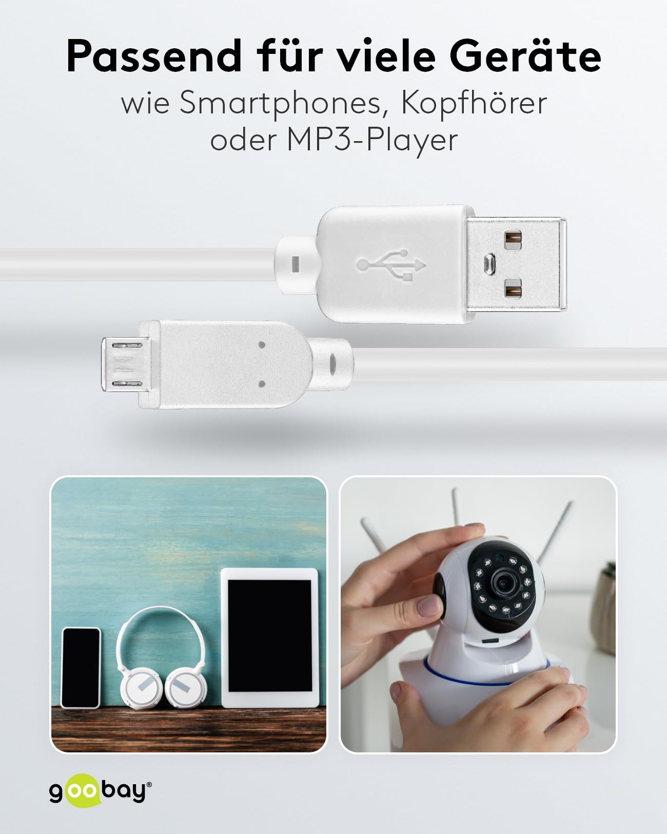 Manhattan A Male To Micro B Male Usb 2.0 Cable 3' (323987)