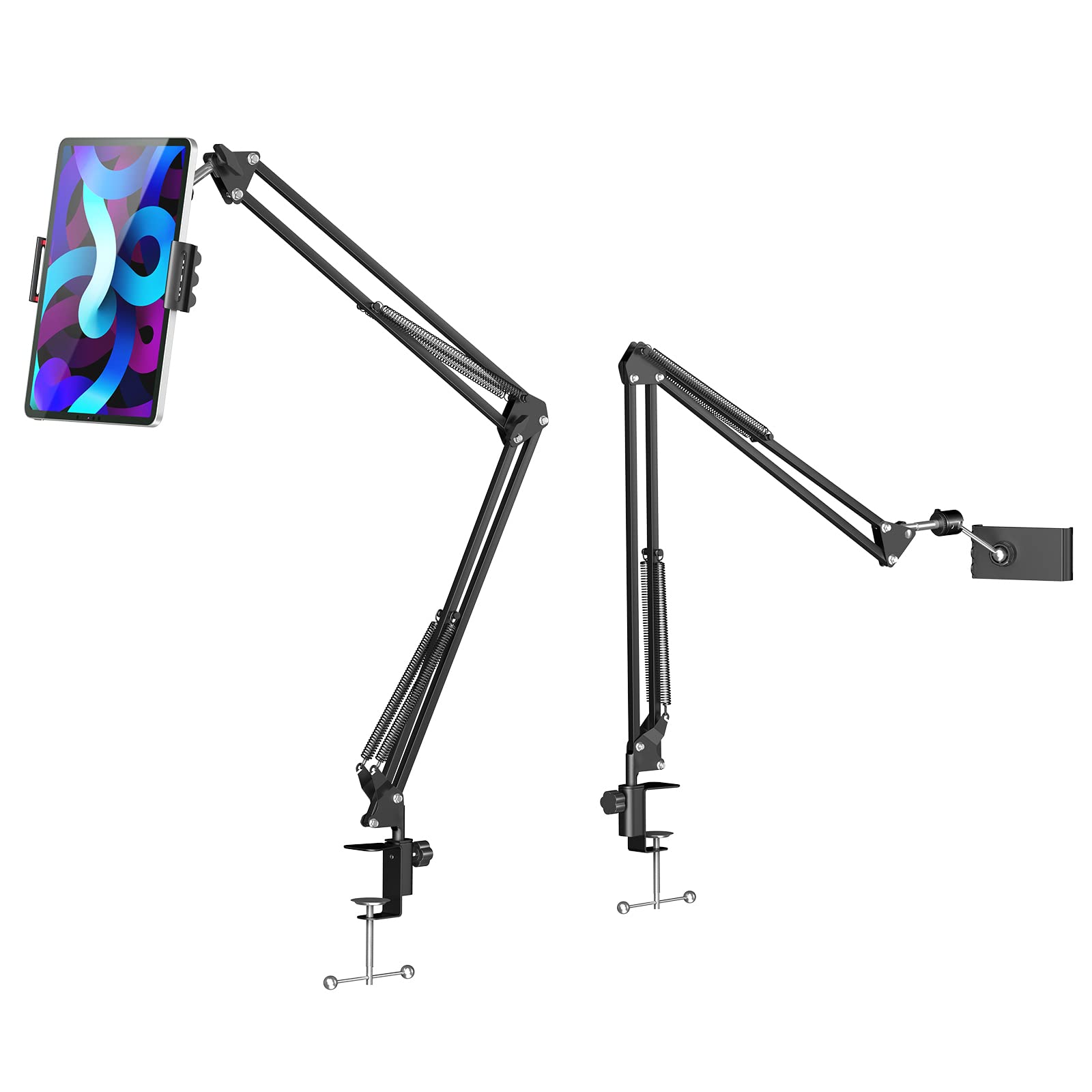 Anivia Overhead Video Stand Phone Holder Articulating Arm Phone Mount,Articulating Phone Stand Tablet Table Top Scissor Boom Arm