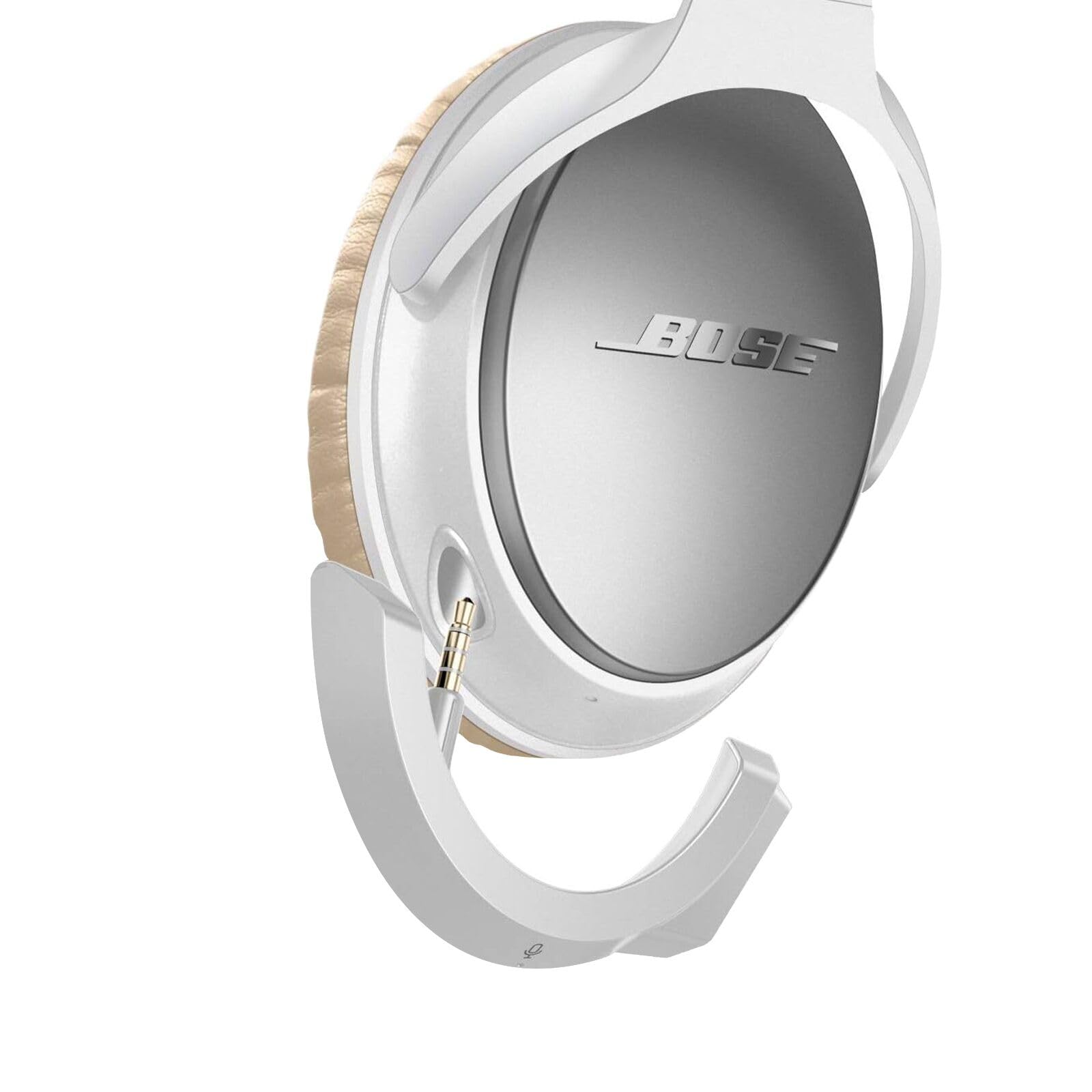 Yocowoco Upgraded Aptx Wireless Bluetooth Adapter For Bose Quietcomfort Qc 25 With Mic/Volume Control, White