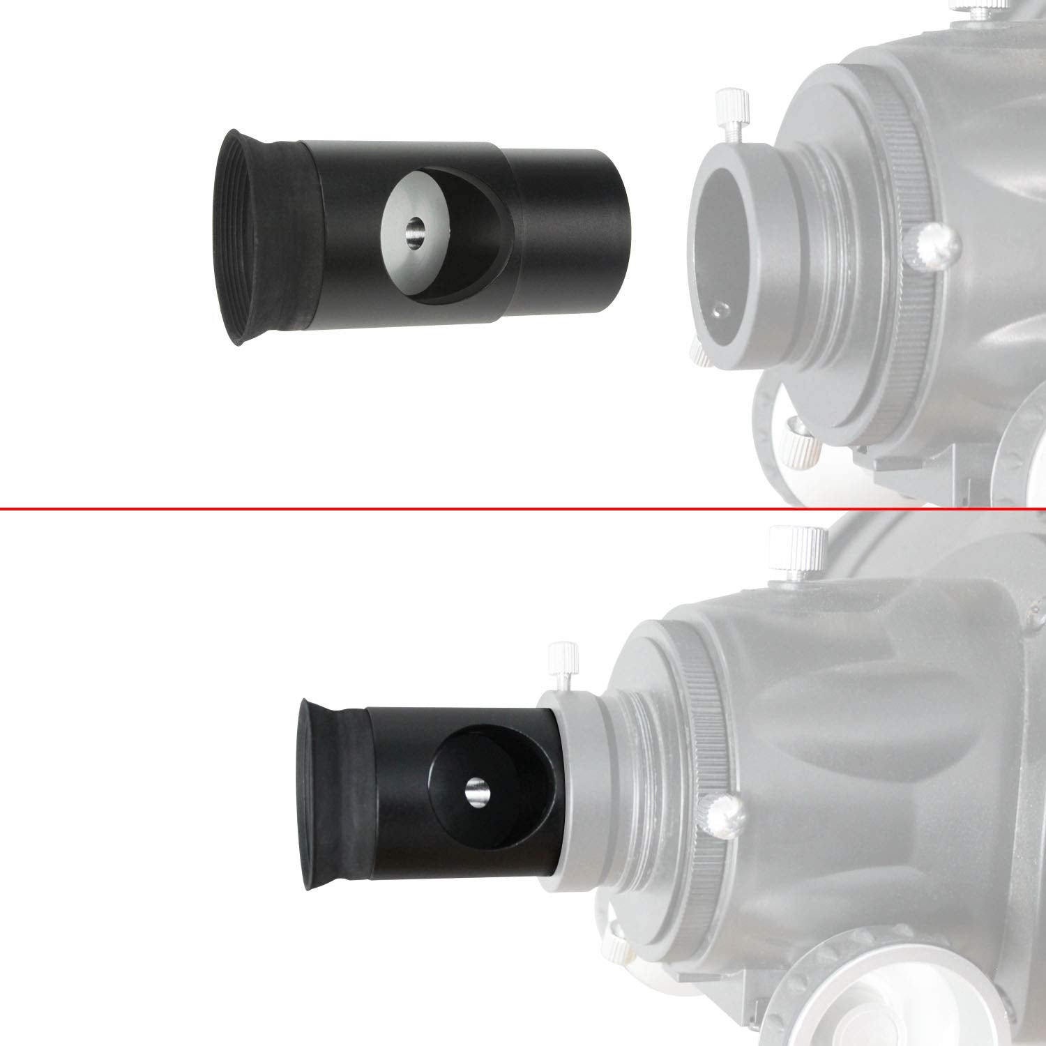 Alstar 1.25Inch Metal Collimating Cheshire Eyepiece Without Laser For Newtonian Reflector Telescope   Short Version