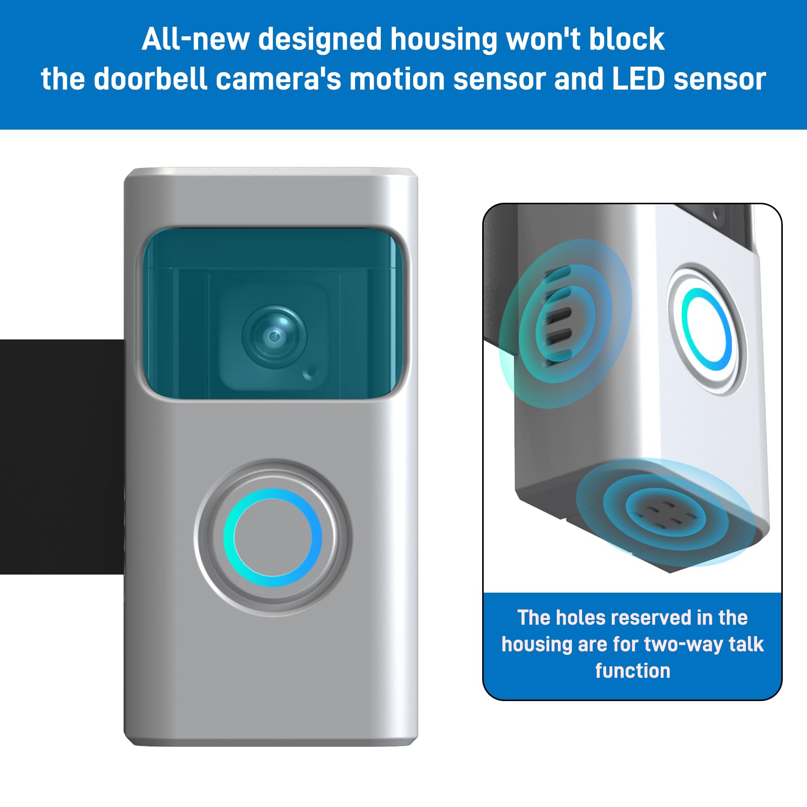 All New Anti Theft Ringdoorbell Mount Compatible With Ring Battery Doorbell And Ring Battery Doorbell Plus/Pro No Drill Ring Doo